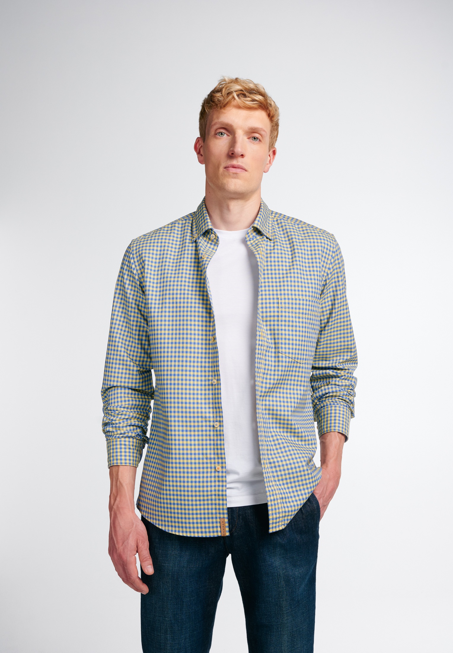 Eterna Langarmhemd »SLIM FIT«