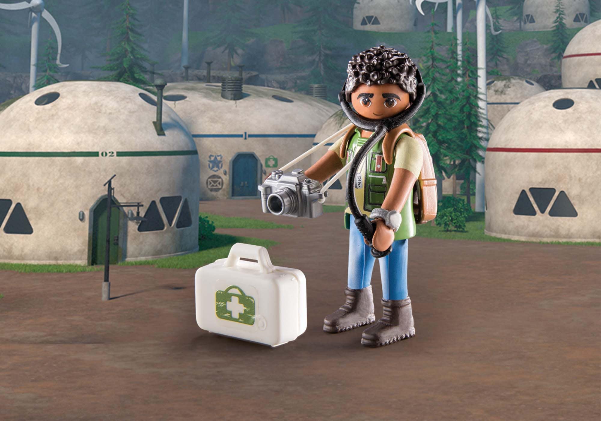 Playmobil® Konstruktions-Spielset »Dragons: The Nine Realms - Plowhorn & D'Angelo (71082)«, (17 St.), Made in Germany