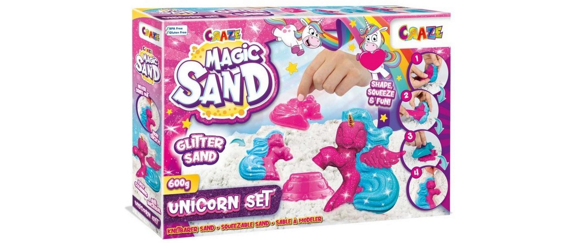 CRAZE Kreativset »Sand Playset Unicorn«
