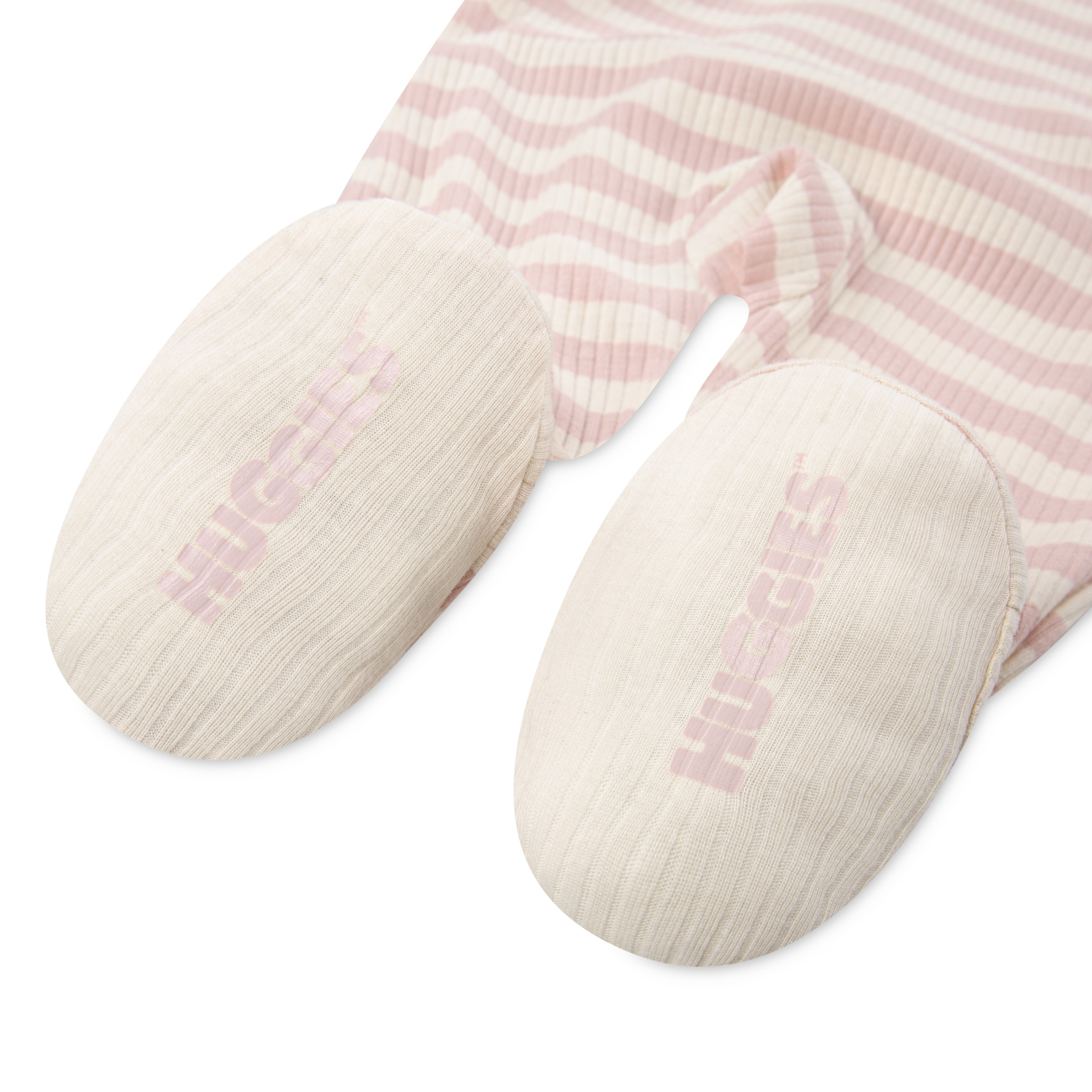 HUGGIES babywear Strampler »HUGG FOOTED COVERALL«, in Ringeloptik