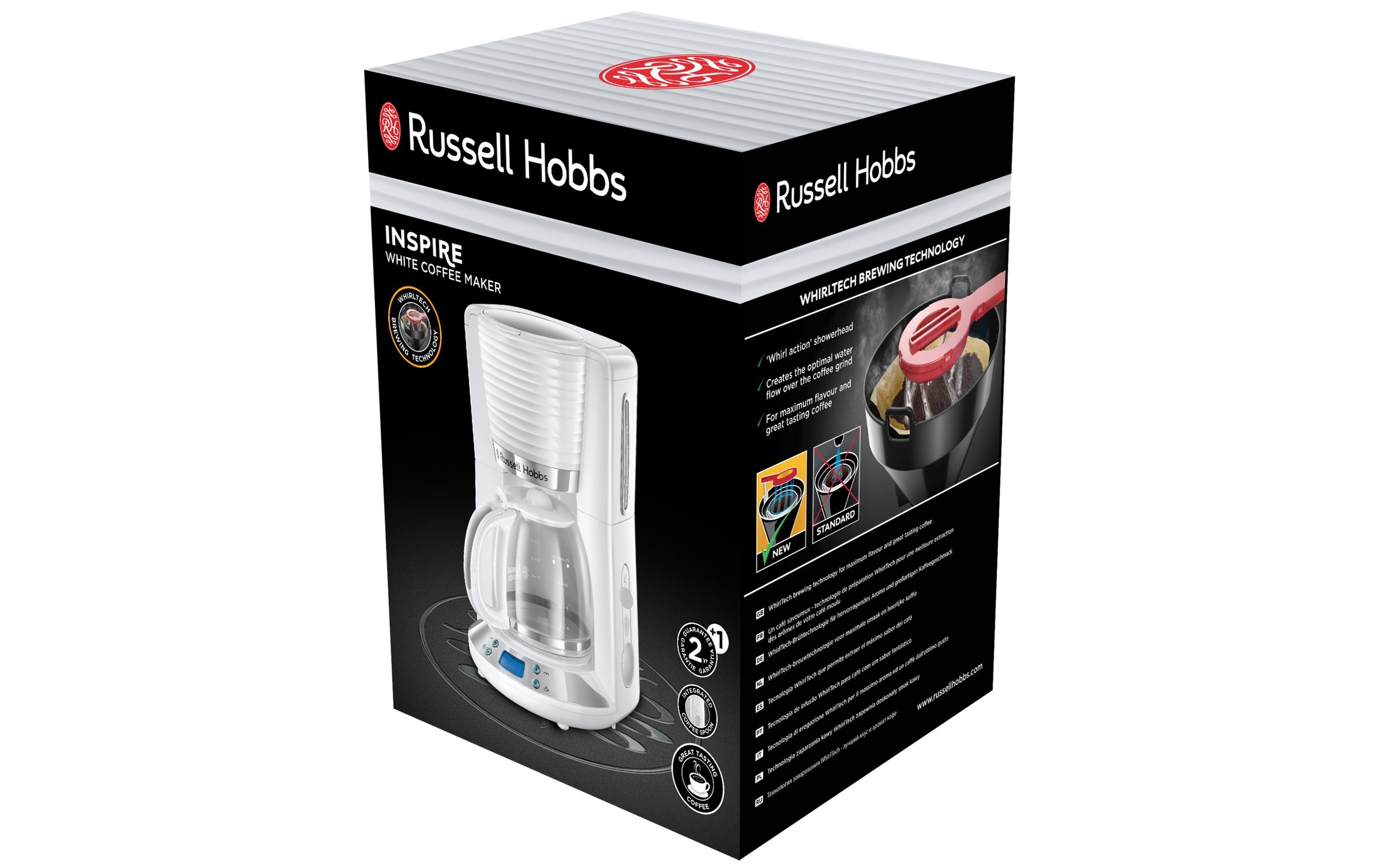 RUSSELL 1,25 ➥ HOBBS | Kaffeekanne »Inspire l Filterkaffeemaschine 24390-56«, jetzt Jelmoli-Versand bestellen