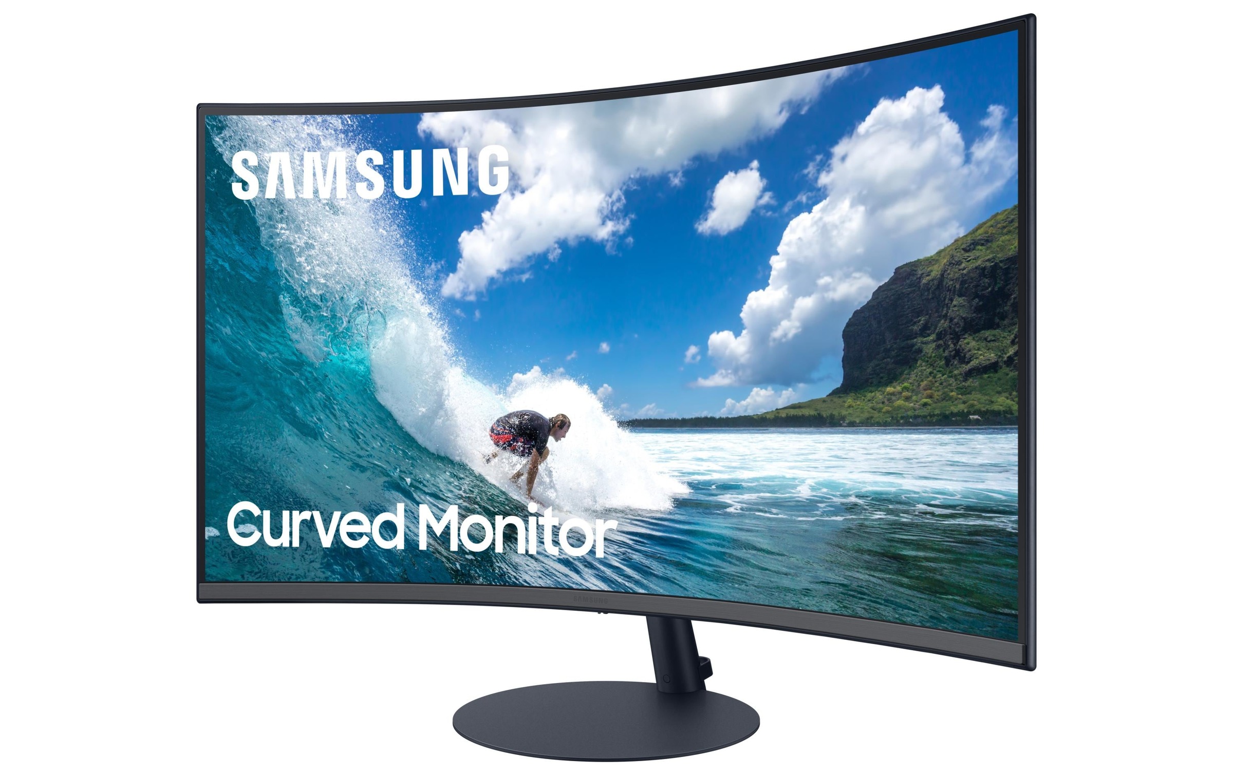 Samsung Curved-LED-Monitor »LC27T550FDRXEN«, 68,31 cm/27 Zoll, 1920 x 1080 px, Full HD, 4 ms Reaktionszeit, 75 Hz