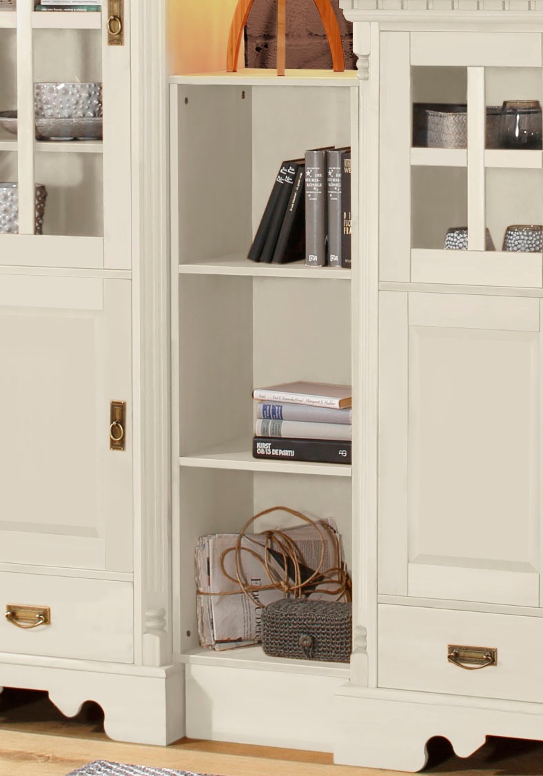 Home affaire Regal »Milan«, Höhe 128 cm, Massivholz, FSC®-zertifiziert