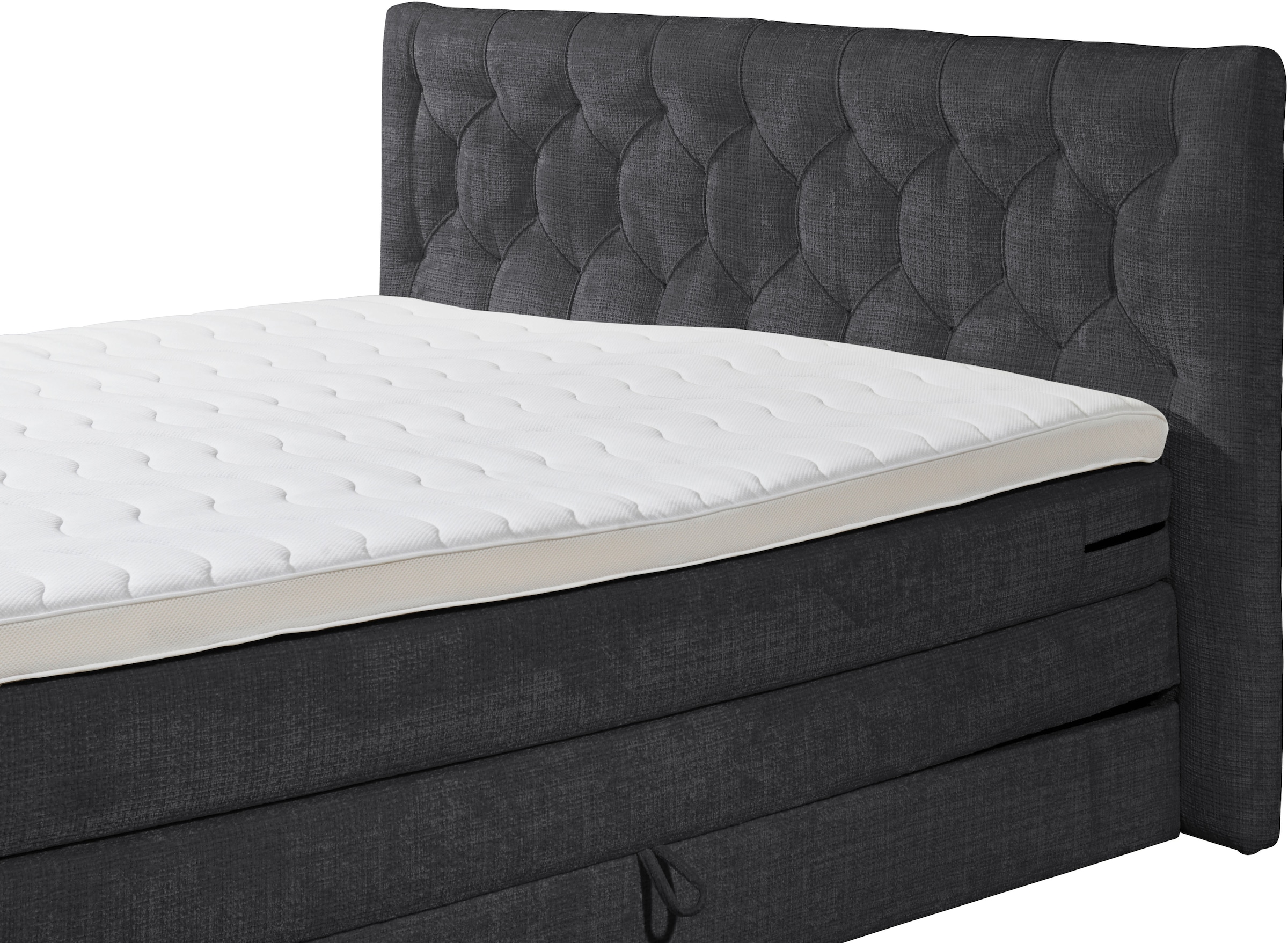 ED EXCITING DESIGN Boxspringbett »"Cashfield"! Topseller inkl. zwei Bettkästen & Topper«, erhältlich in den Grössen 160x200cm und 180x200cm