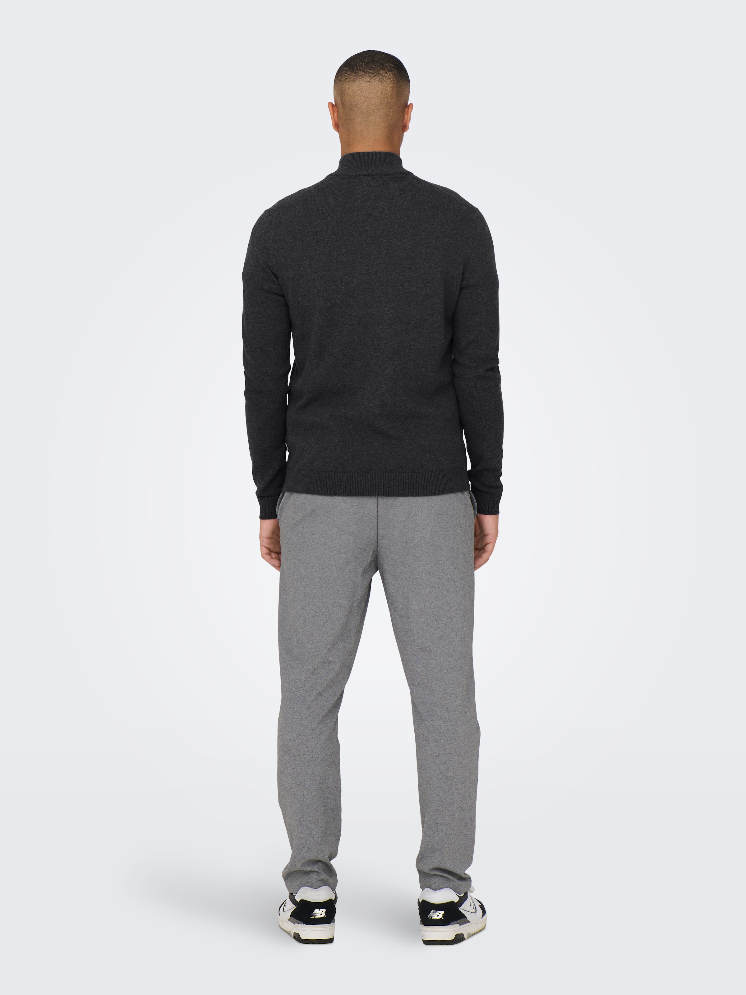 ONLY & SONS Strickpullover »ONSALEX REG 12 HALF ZIP KNIT«