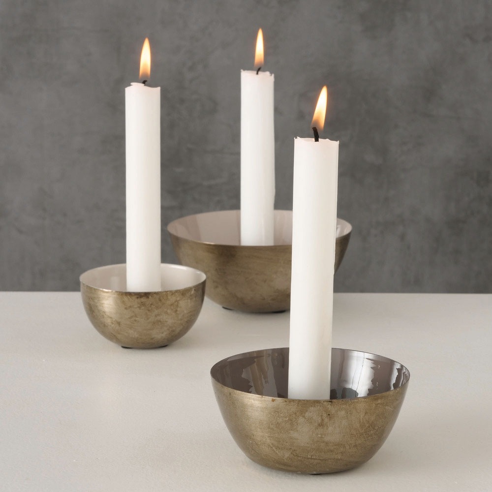 BOLTZE Kerzenhalter »Jaryn, Weihnachtsdeko«, (Set, 3 St.), aus Eisen, in  drei unterschiedlichen Grössen acheter en ligne | Jelmoli-Versand