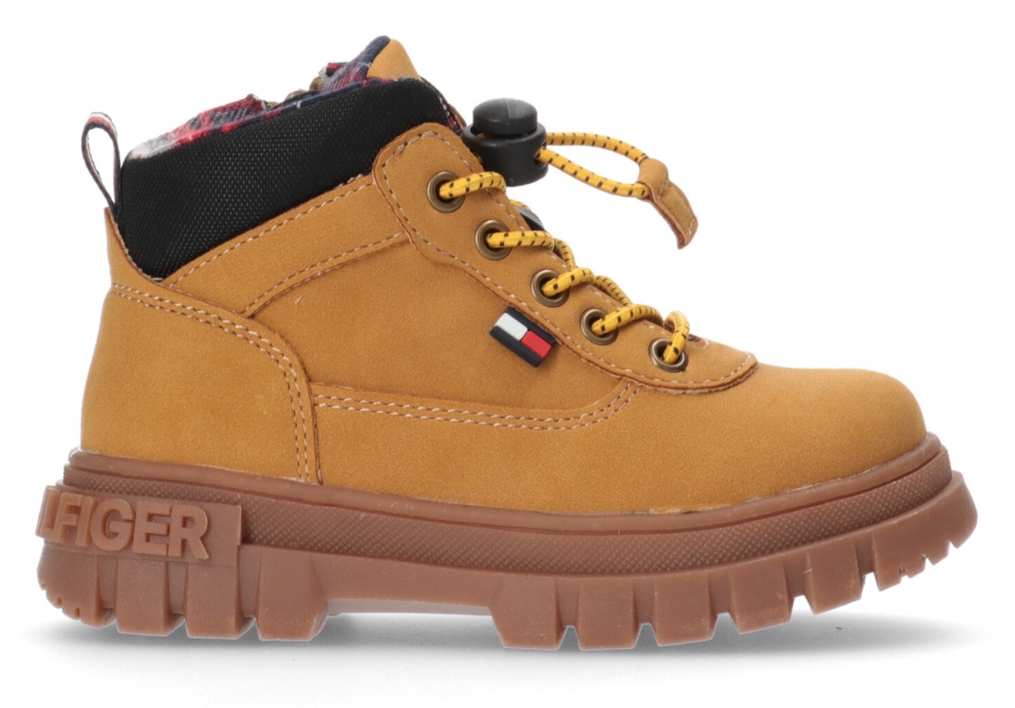 Tommy Hilfiger Winterboots »LACE-UP BOOTIE OCHRE/BLACK«, mit Schnellverschluss