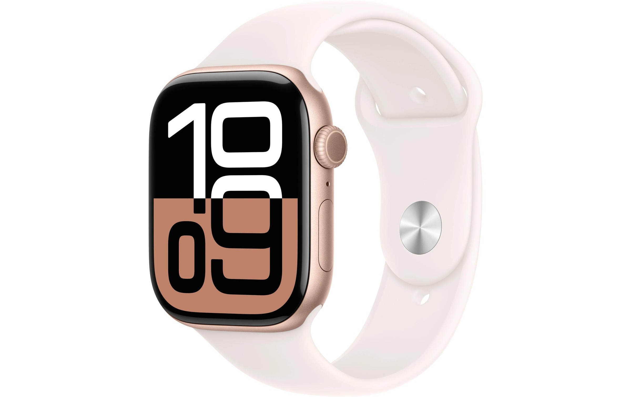 Apple Watch Series 10 Aluminium, 46 mm, GPS, Sport Band S/M, Roségold