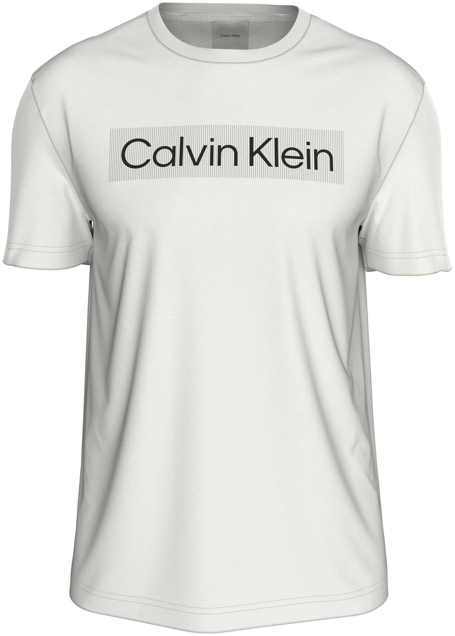 Calvin Klein T-Shirt »BOX STRIPED LOGO T-SHIRT«, mit Logoschriftzug