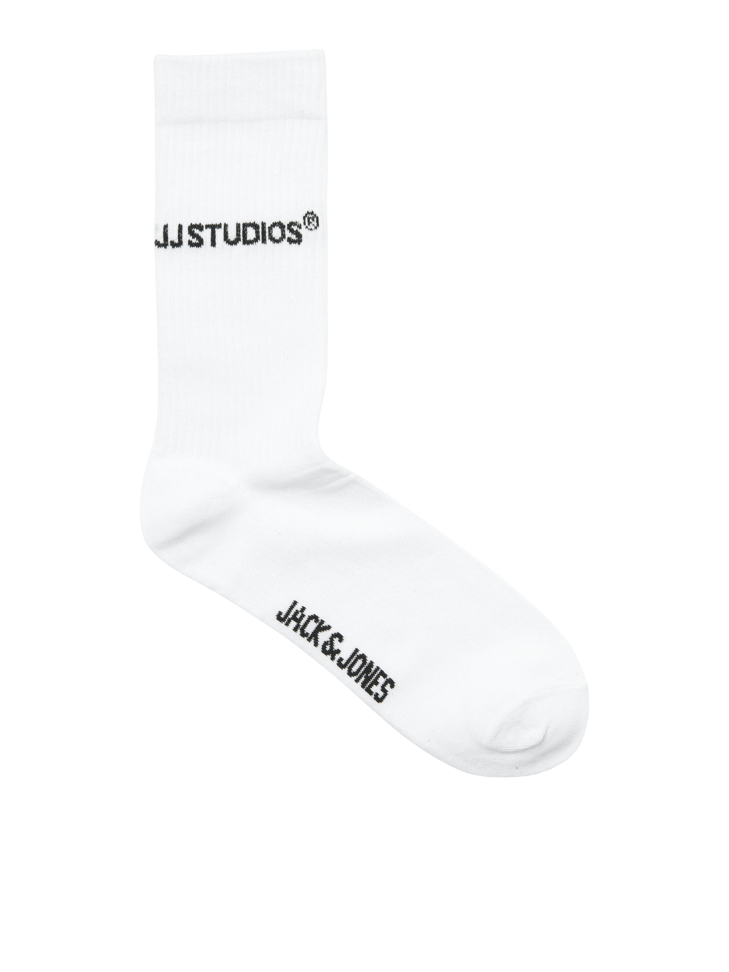 Jack & Jones Freizeitsocken »JACSOHO TENNIS SOCKS 3 PACK NOOS«, (Packung, 3 Paar), mit Logostickerei