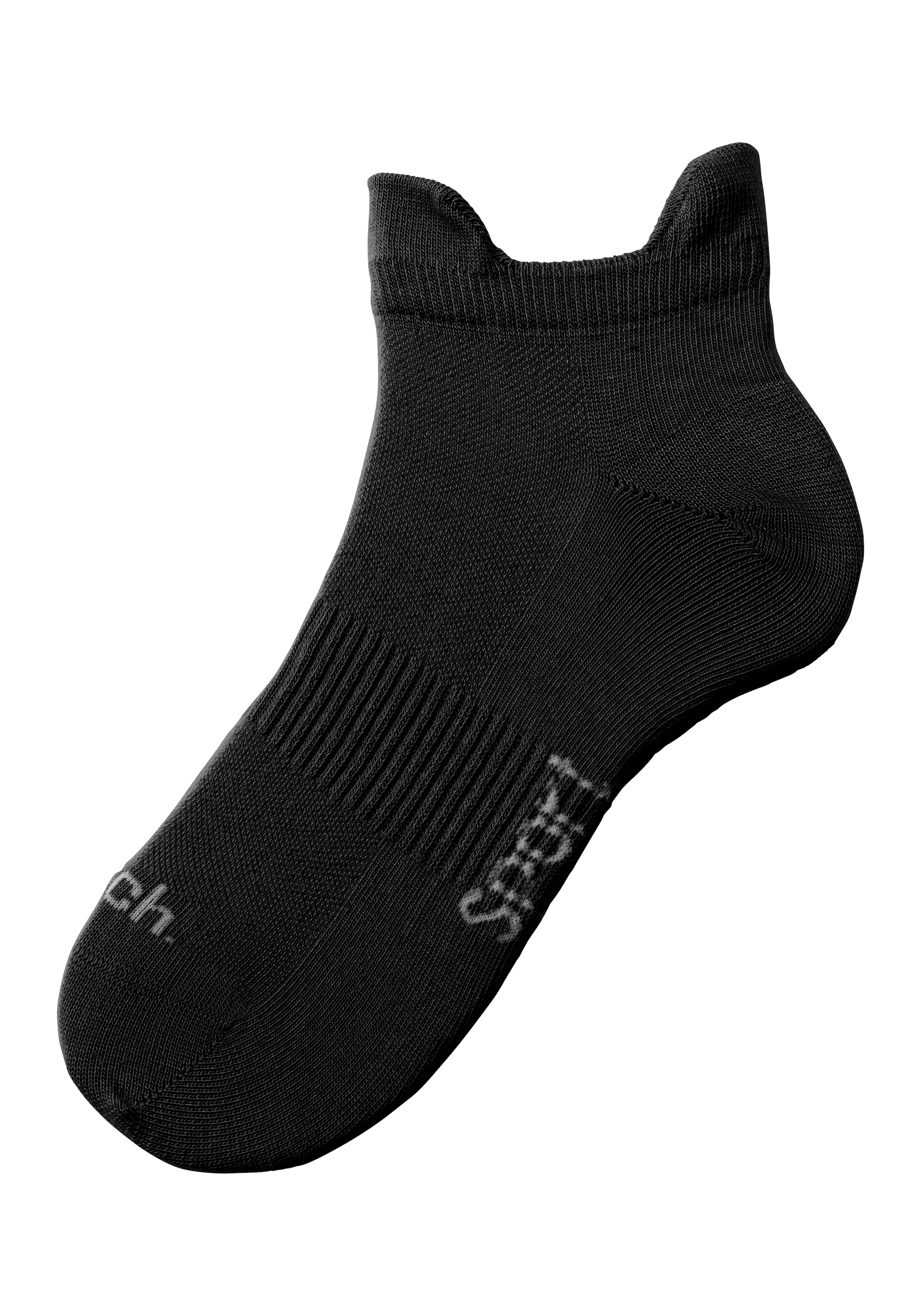 Bench. Sneakersocken, (Packung, 6 Paar), mit feiner Mesh Konstruktion und Mittelfussgummi