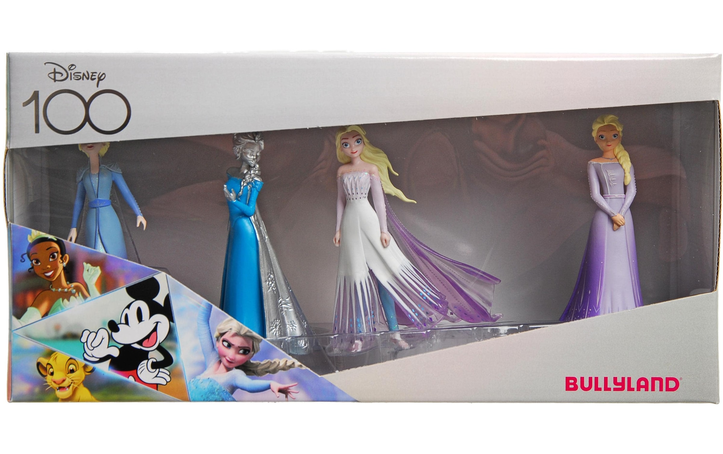 Bullyland Set Deluxe Frozen 5 Personaggi: Elsa, Anna, Kristoff, Olaf E Sven, Statuine In Plastica Dipinte A Mano, PVC Free