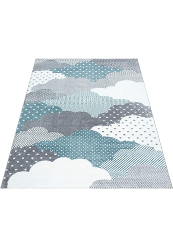 Ayyildiz Teppiche Kinderteppich »Bambi 820«, rechteckig, 11 mm Höhe, Wolken Motiv,... kaufen