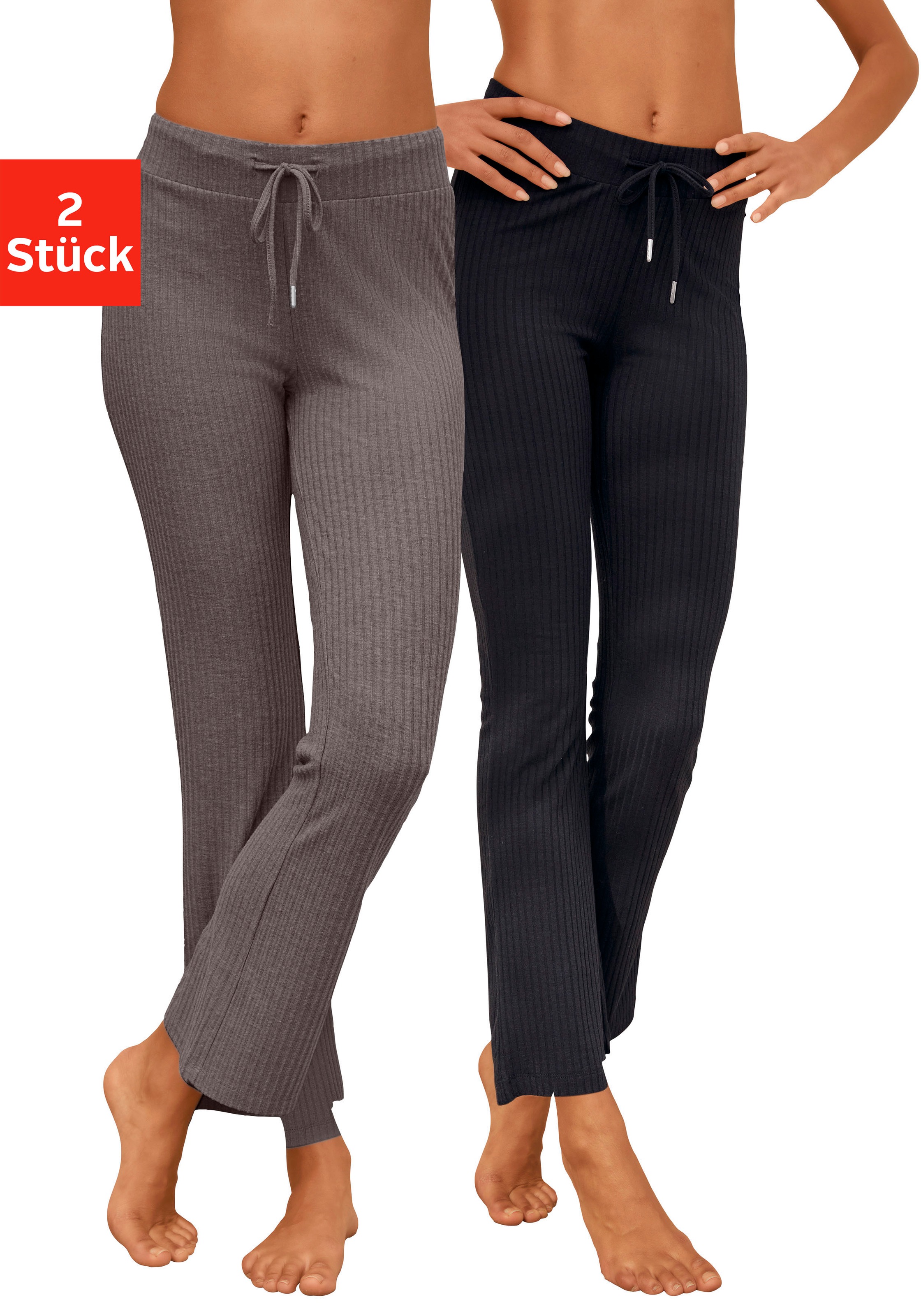 Vivance Homewearhose, (Packung, 2er-Pack), im Doppelpack kaufen