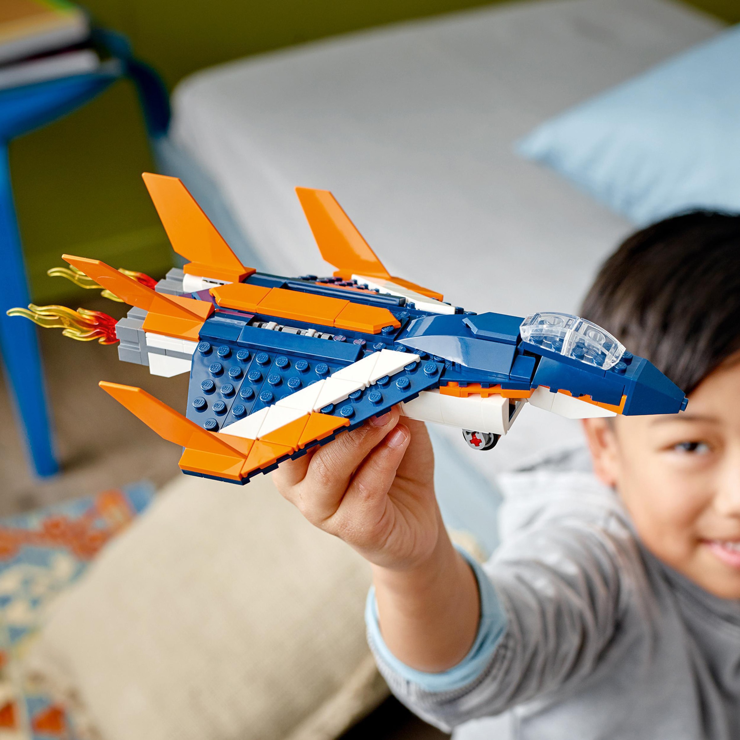 LEGO® Konstruktionsspielsteine »Überschalljet (31126), LEGO® Creator 3in1«, (215 St.), Made in Europe