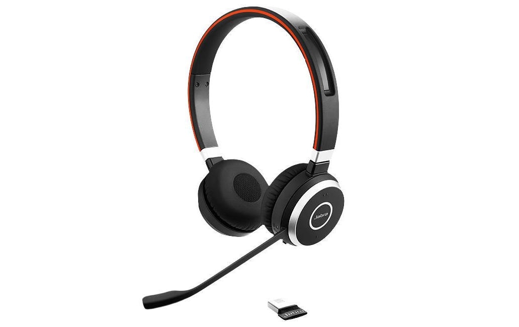 Jabra Headset »Evolve 65SE Duo MS«, Noise-Cancelling