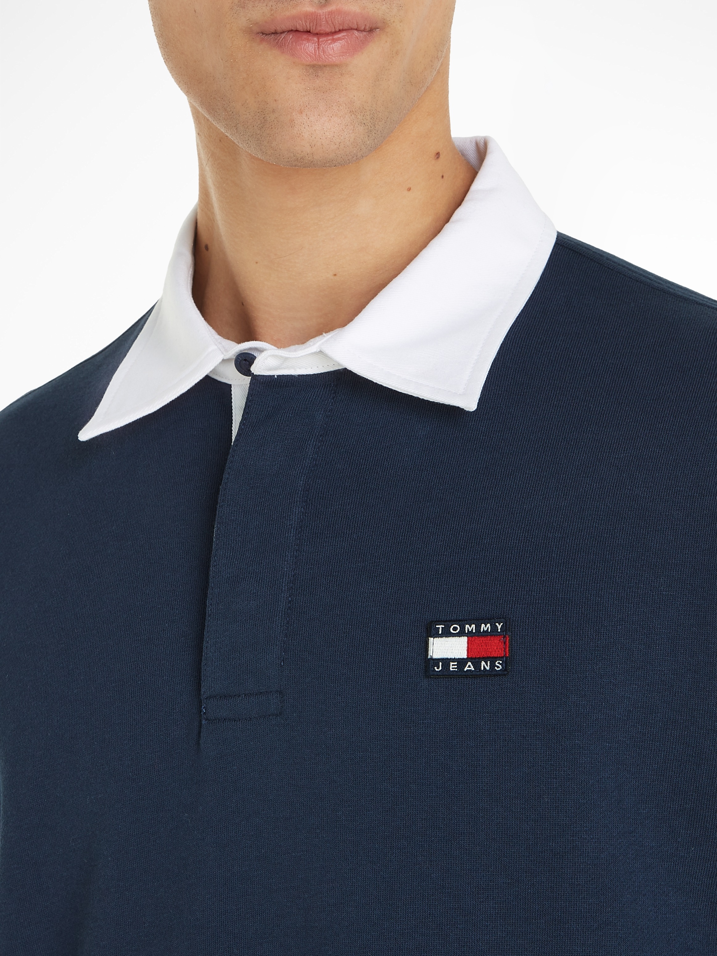 Tommy Jeans Langarm-Poloshirt »TJM bestellen BADGE online Jelmoli-Versand | RUGBY«