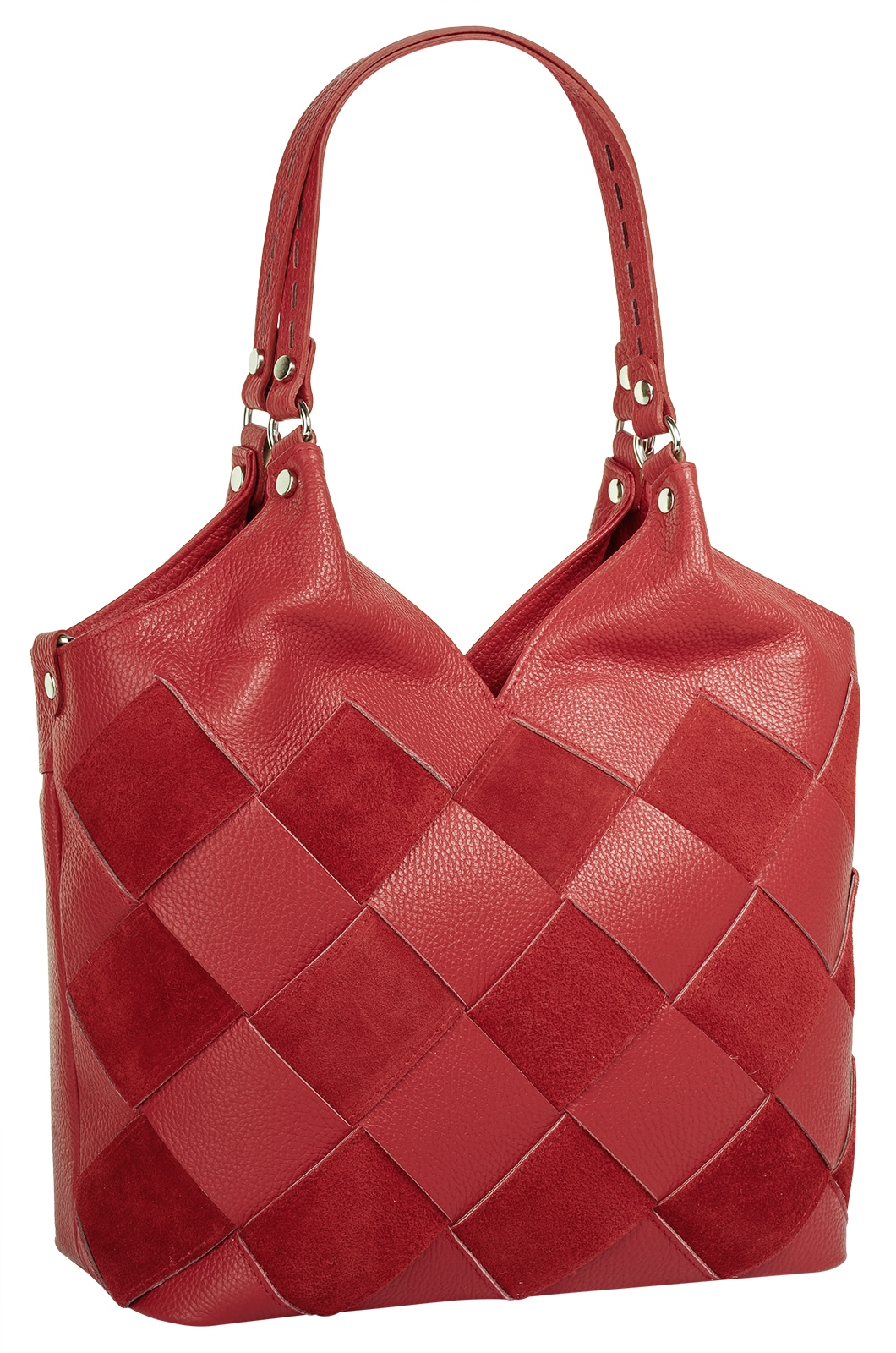 Samantha Look Shopper, echt Leder, Made in Italy