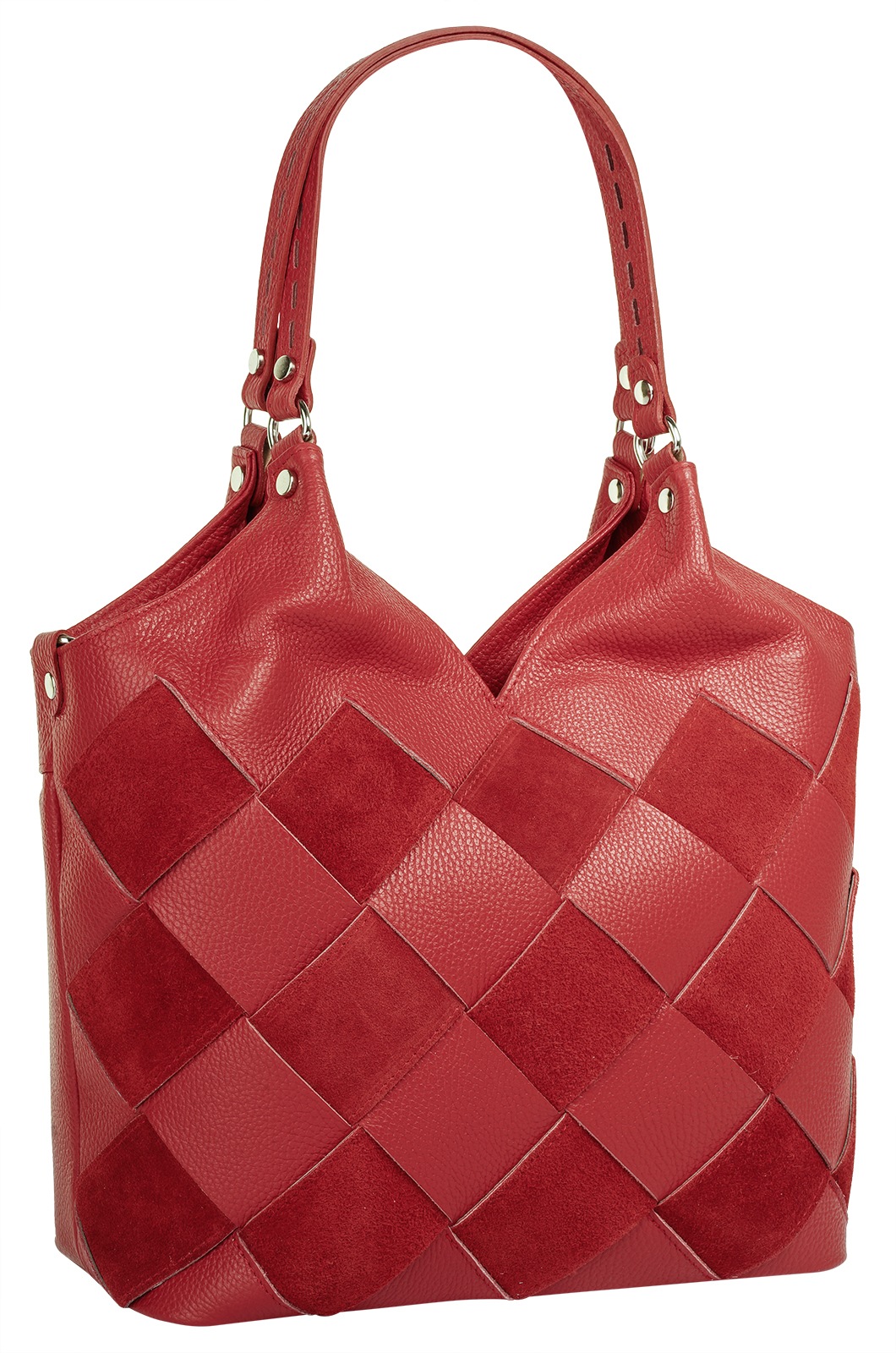 Samantha Look Shopper "SAMANTHA LOOK Damen echt Leder, Made in Italy" echt Leder, Made in Italy