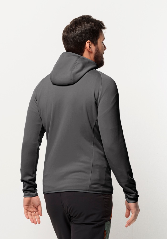 Jack Wolfskin Fleecejacke »BAISELBERG HOODED FZ M«, mit Kapuze