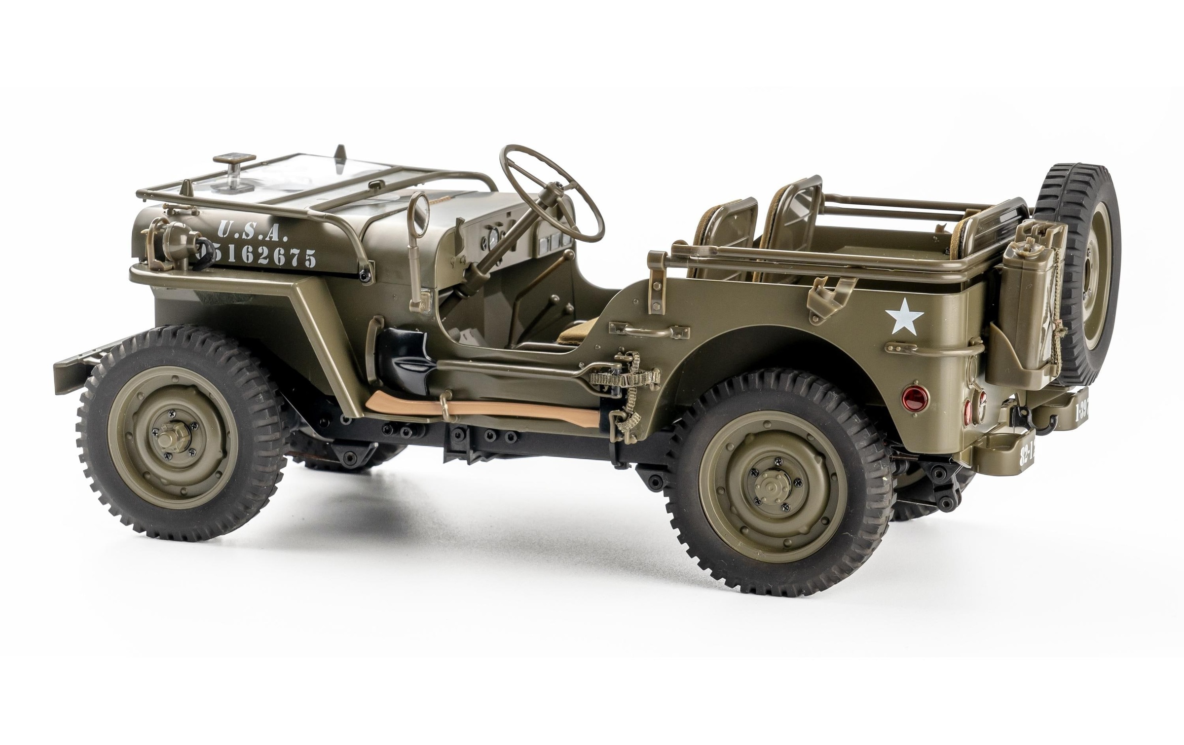 RC-Auto »RocHobby 1941 MB Willys Jeep, 1:12«