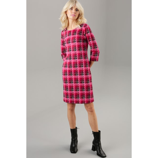 Aniston SELECTED Jerseykleid, mit trendy Allover-Muster in Knallfarben |  Jelmoli-Versand Online Shop