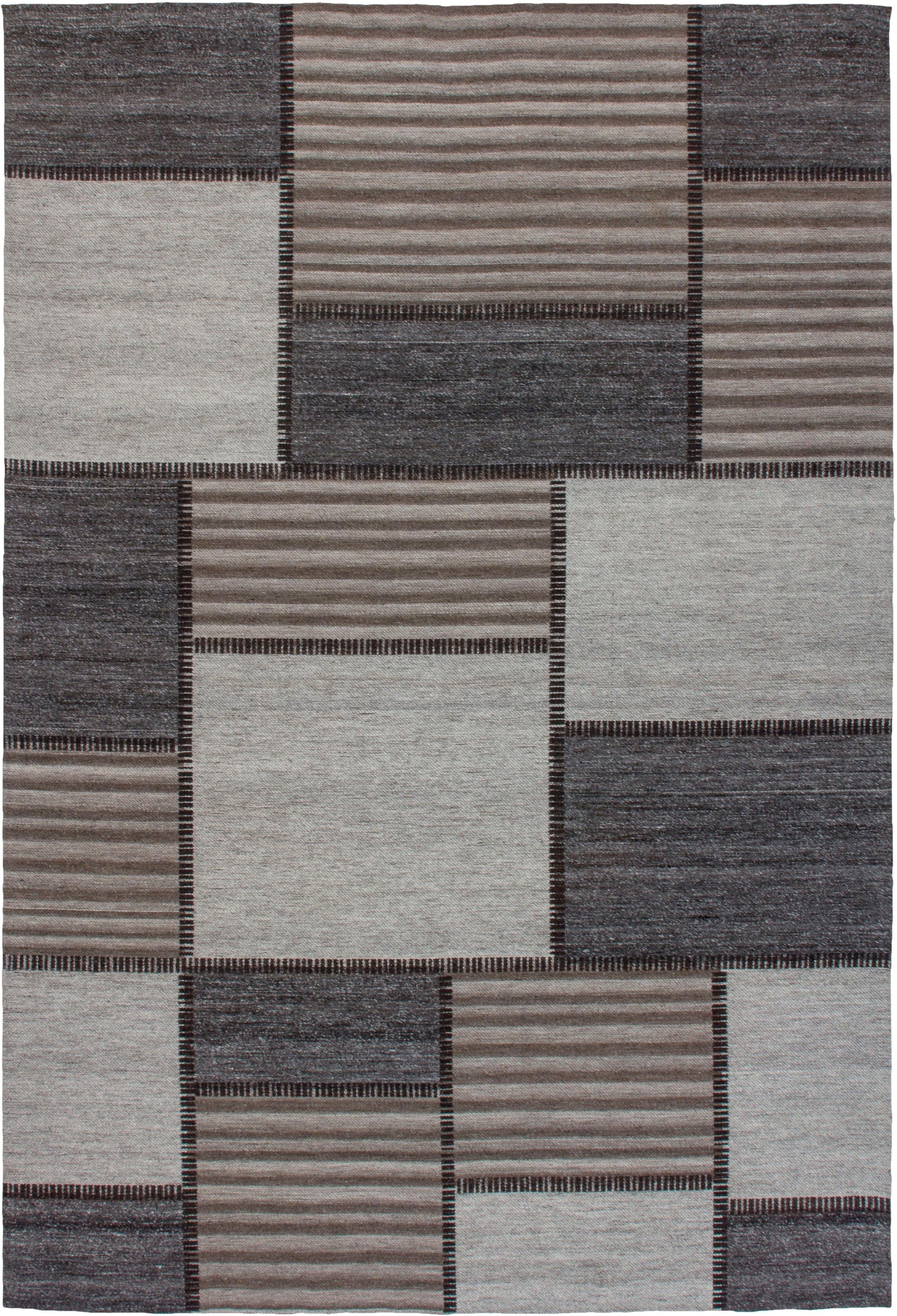 calo-deluxe Teppich "Roxy 120" rechteckig 6 mm Höhe Jacquard, Flachgewebe, Wohnzimmer, Esszimmer