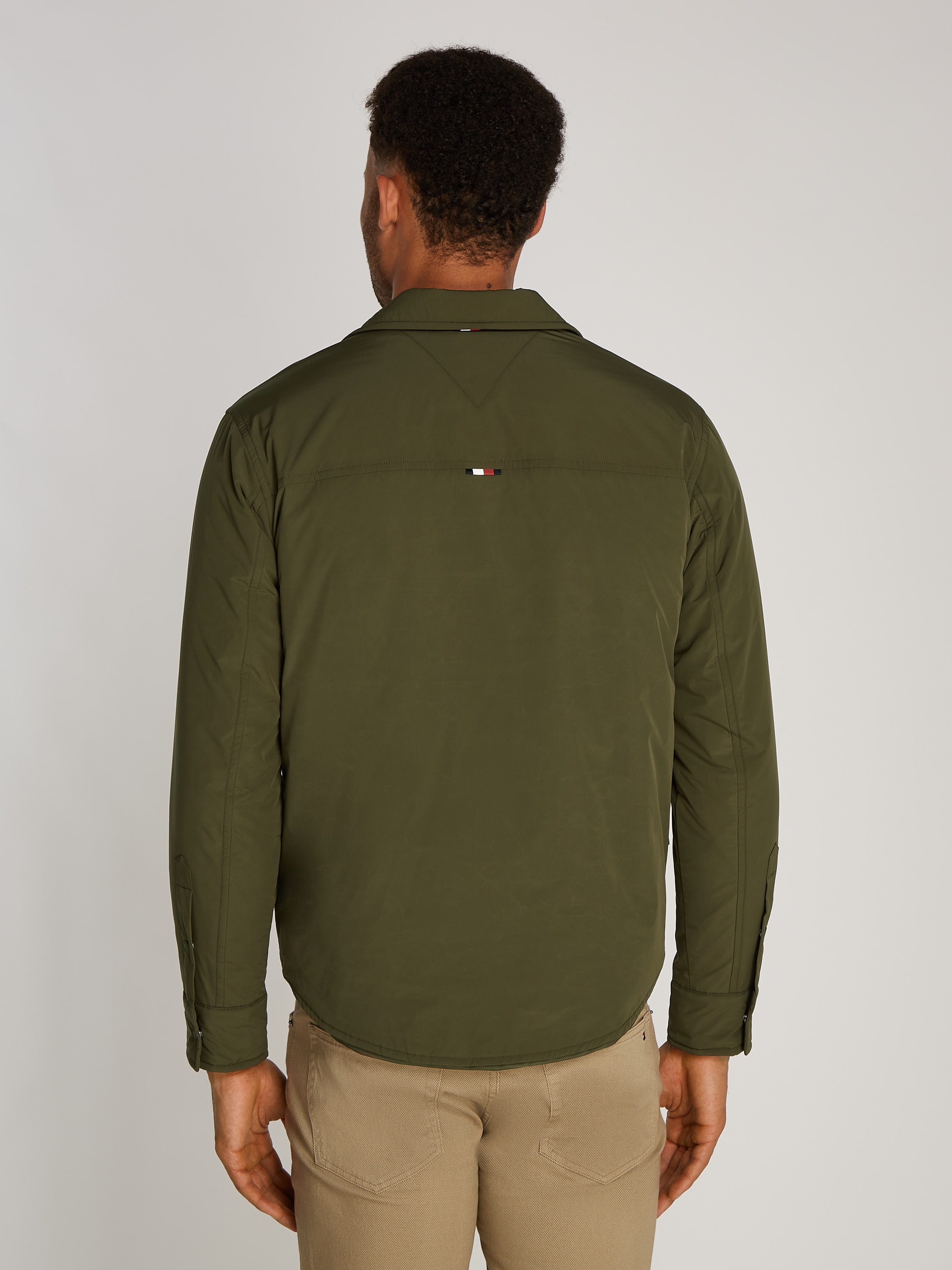 Tommy Hilfiger Hemdjacke »LW PACKABLE SHIRT JACKET«, mit Brusttasche