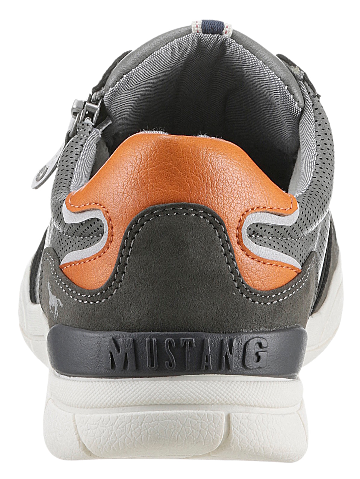 Mustang Shoes Sneaker, mit seitlichem Reissverschluss, Freizeitschuh, Halbschuh, Schnürschuh