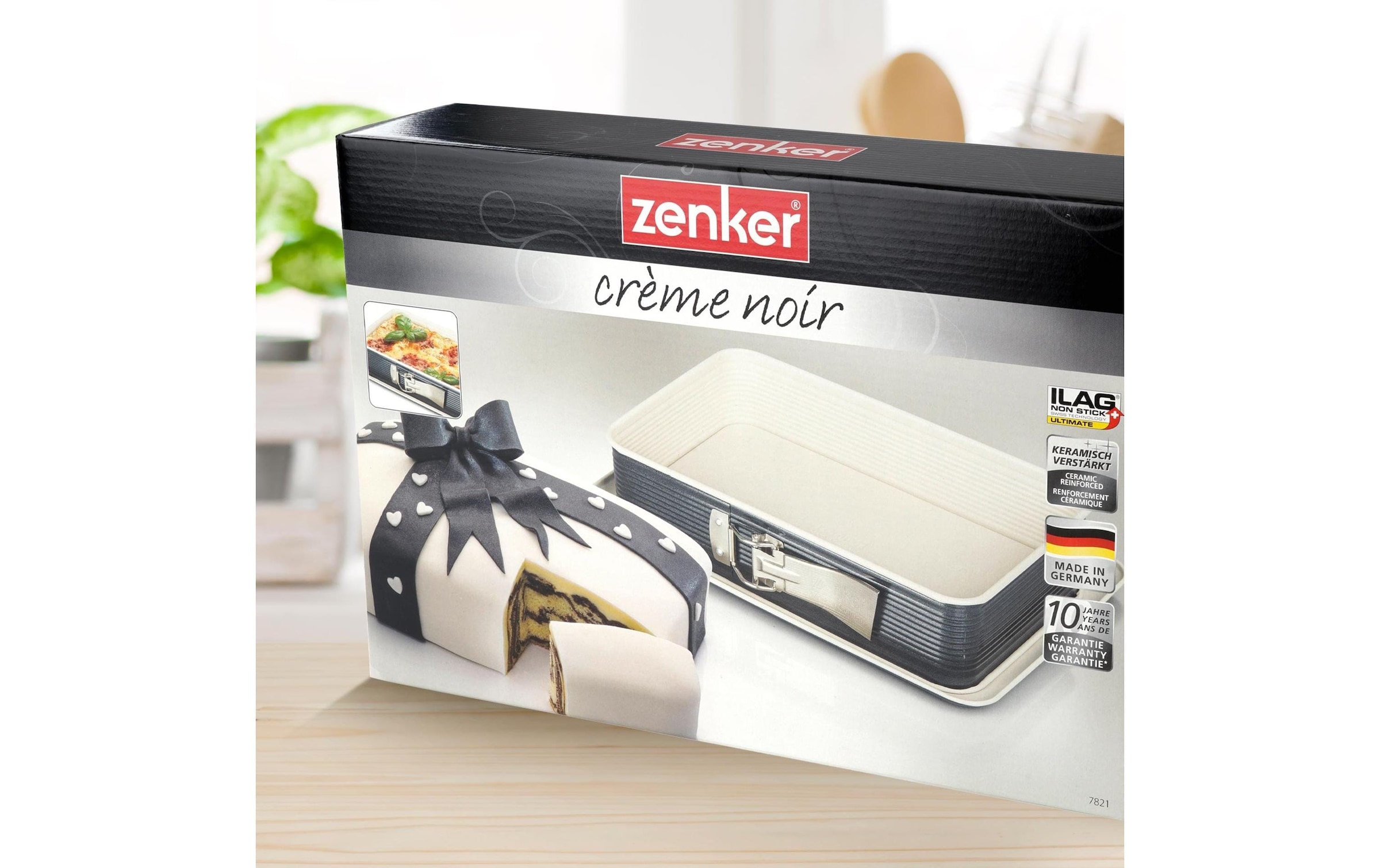 Zenker Springform »32.5 x 23 cm, Schwarz/Creme«, (1 St.)