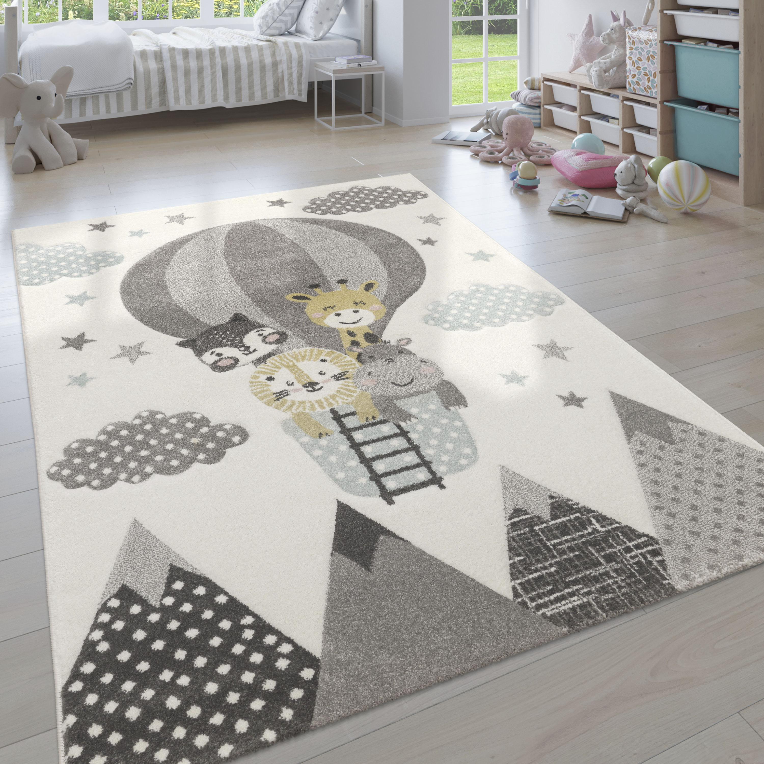 Kinderteppich »Cosmo 343«, rechteckig, 3D-Design, niedliches Tier Motiv,...