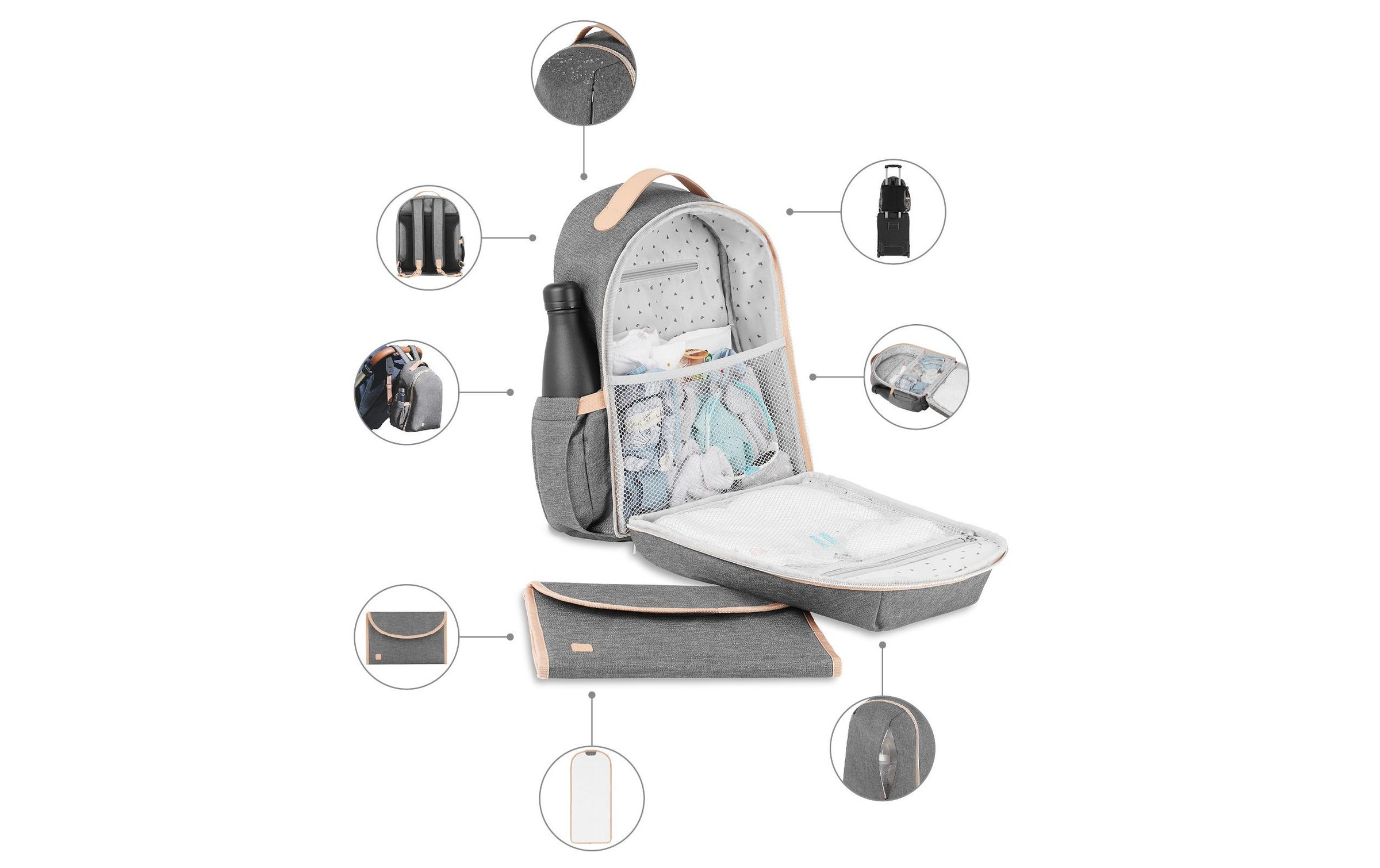 BABYMOOV Wickelrucksack »Le Pyla«
