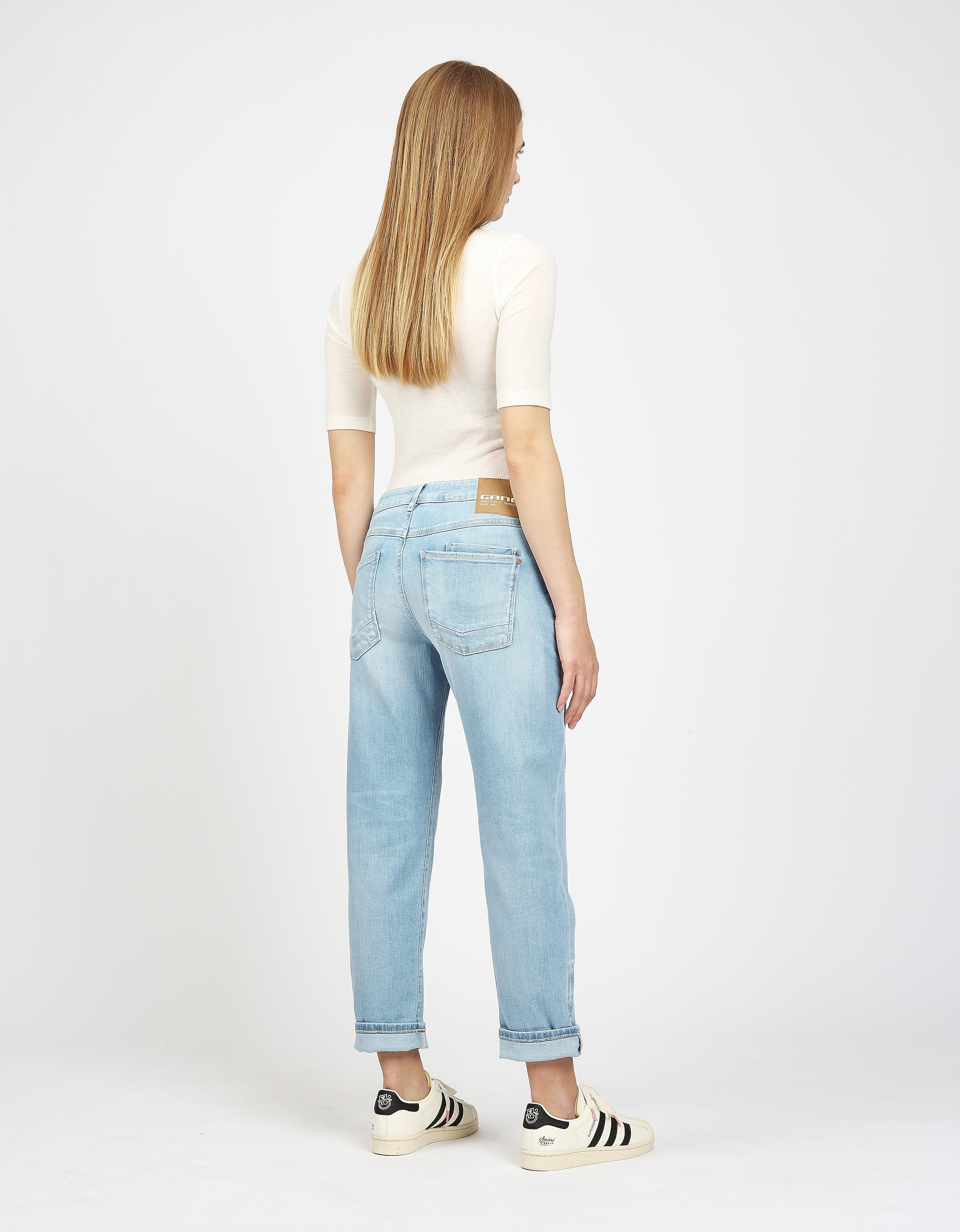 GANG Boyfriend-Jeans »94NADIA«, 5-Pocket Style mit Reissverschluss und Knopf
