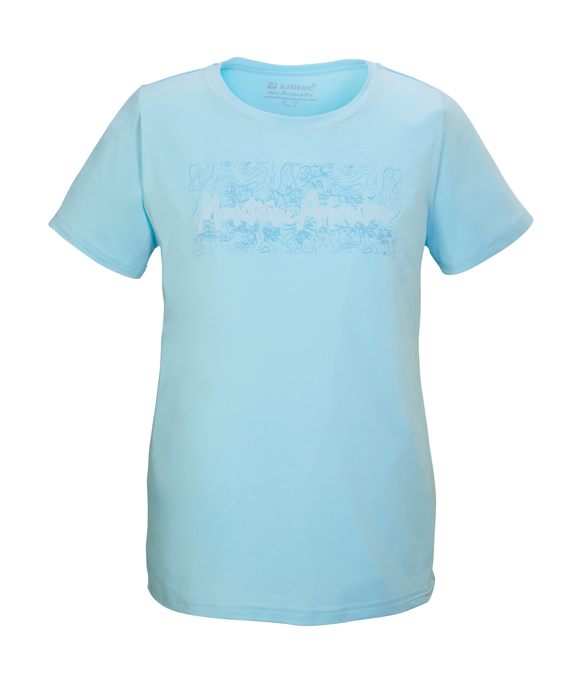 Killtec T-Shirt »KOS 105 WMN TSHRT« Leichtes, elastisches, schnelltrocknendes T-Shirt mit Print