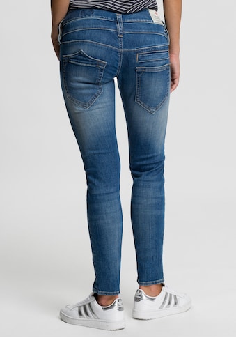 Herrlicher Slim-fit-Jeans »PITCH SLIM ORGANIC«, Vintage-Style mit Abriebeffekten kaufen