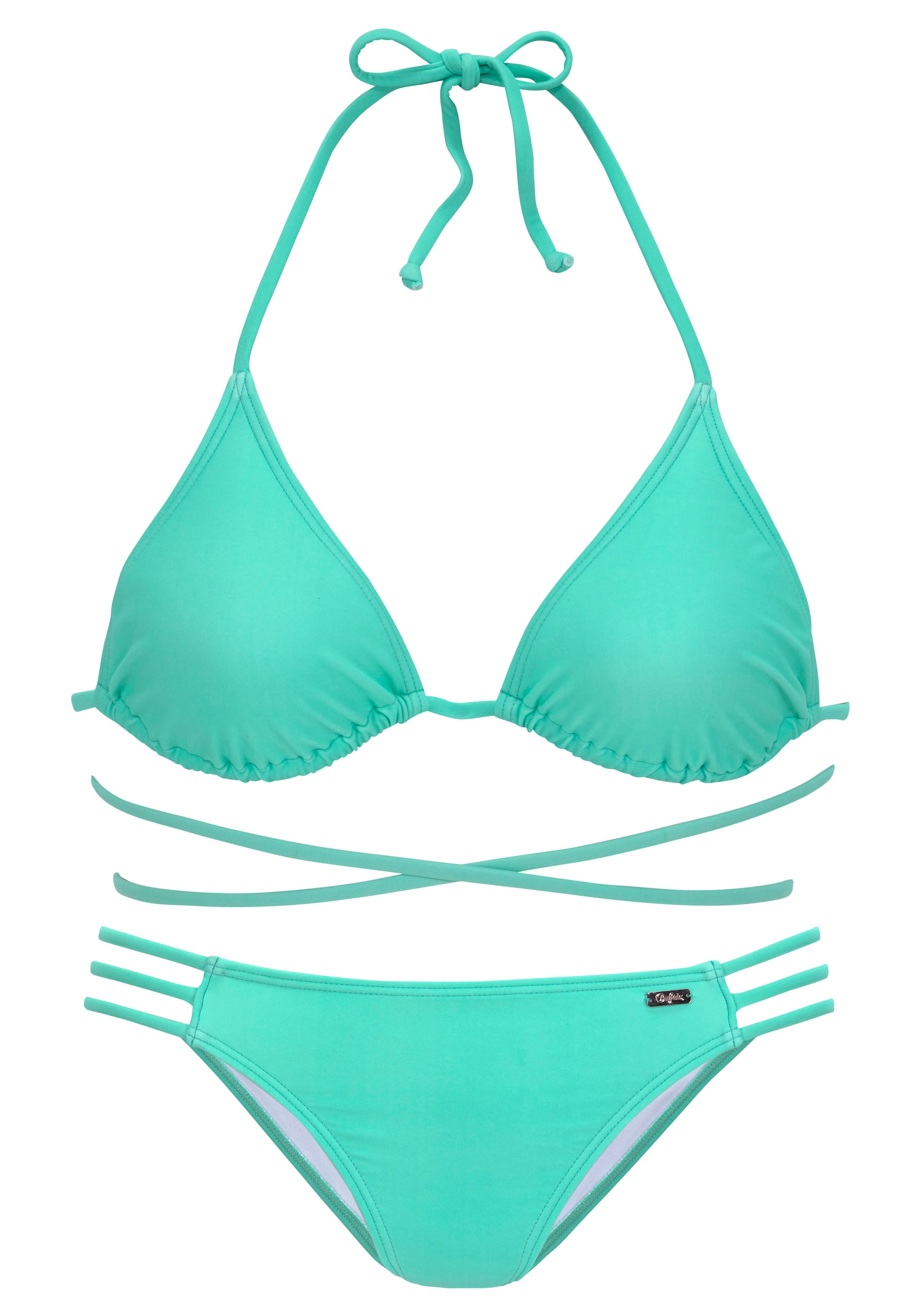 Buffalo Triangel-Bikini, mit modischen Bindebändern