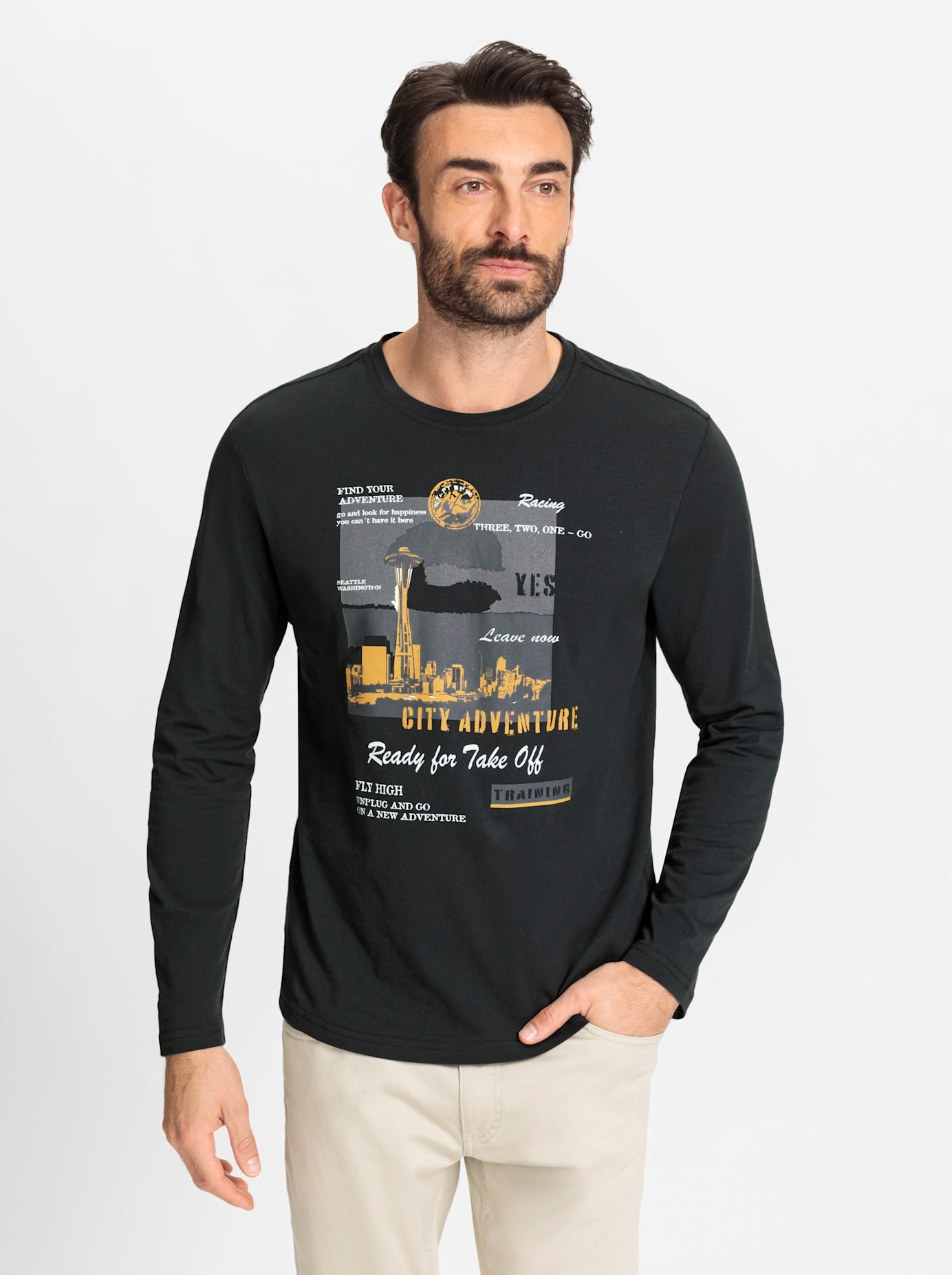 Catamaran Rundhalsshirt »Langarm-Shirt«, (1 tlg.)
