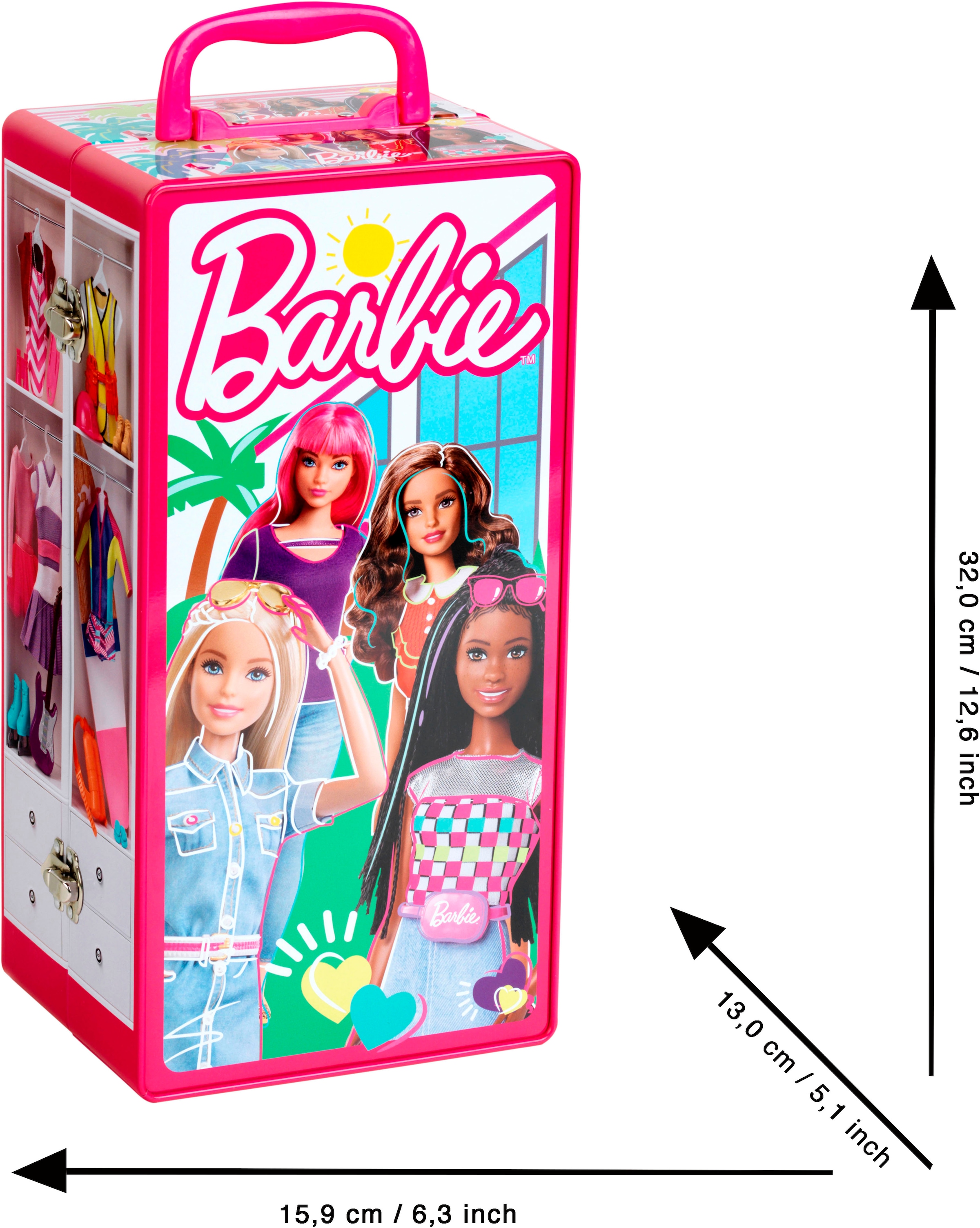 Klein Puppenkleiderschrank »Barbie Schrankkoffer«