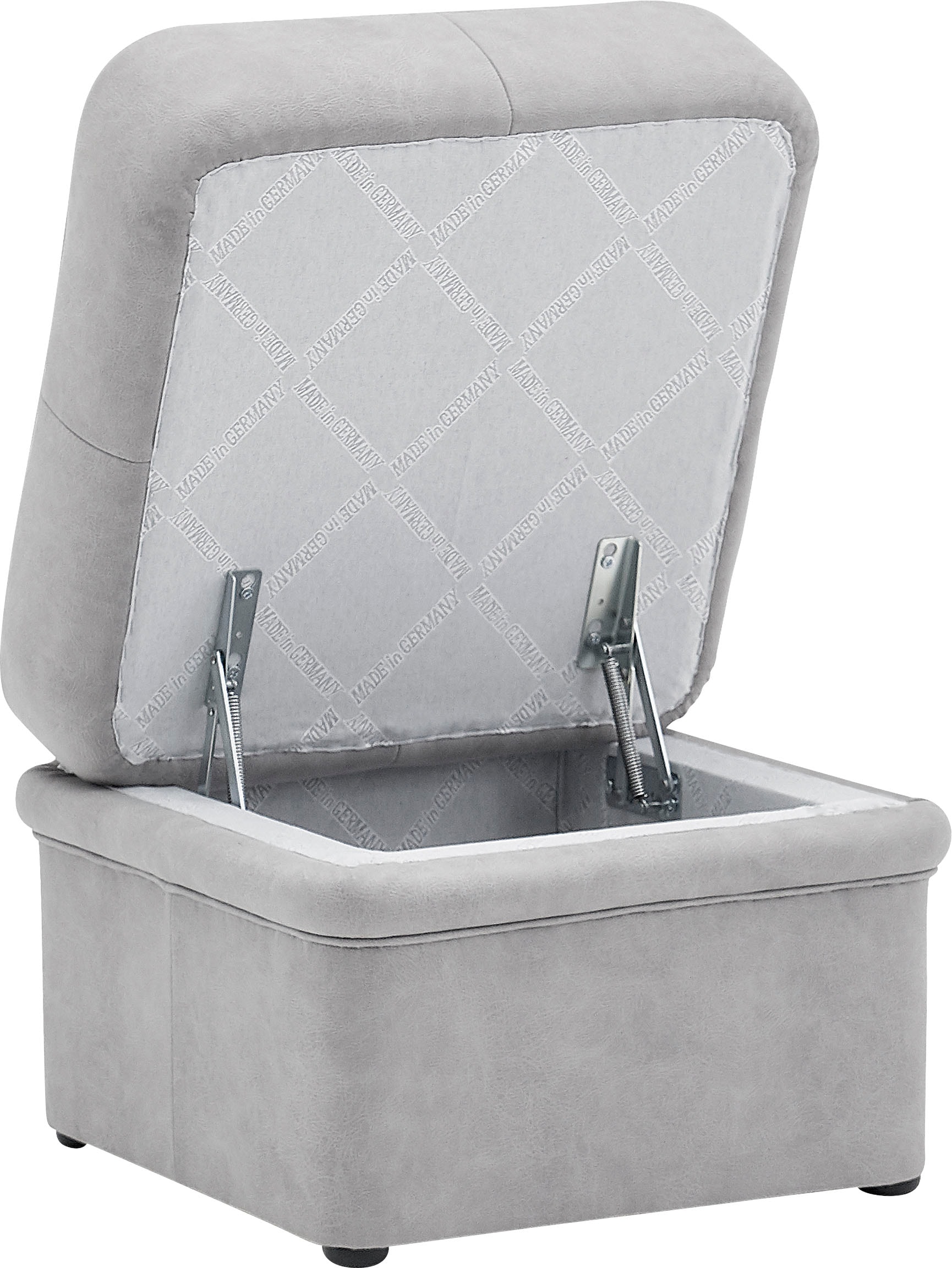 VILLA BECK Hocker »Lugano«, (1 St.), mit aufklappbarer Sitzfläche, Sitzhöhe 49 cm