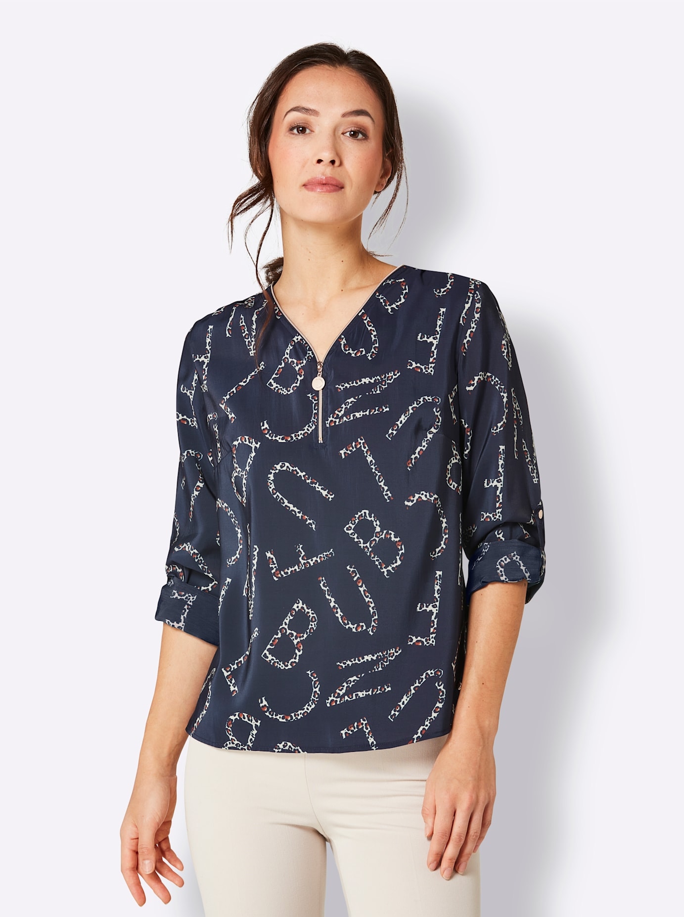 CREATION L PREMIUM Druckbluse