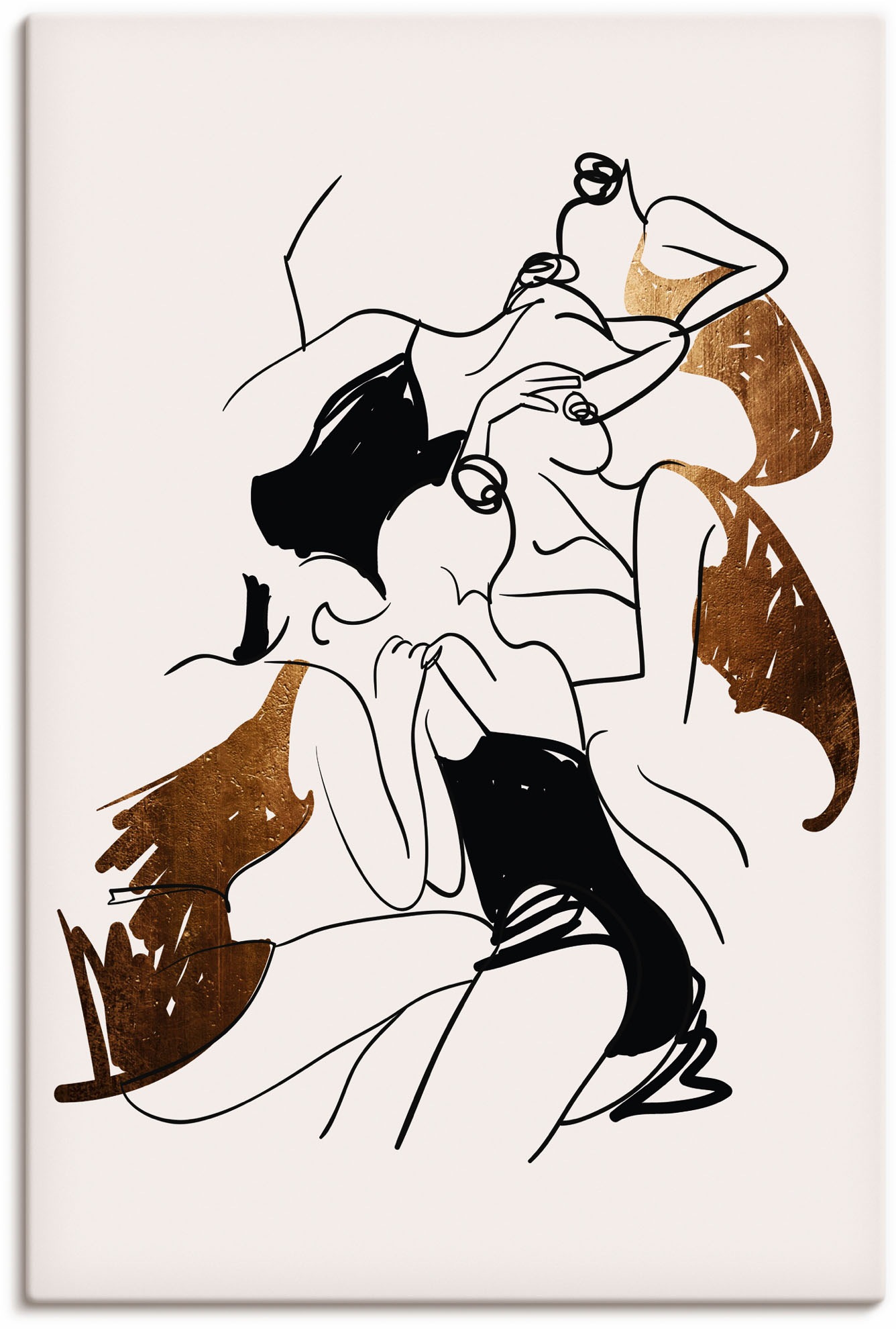 Artland Wandbild Bilder Poster von Grössen | Leinwandbild, oder in versch. (1 Wandaufkleber Frauen, St.), bestellen online »Ballerinas«, Alubild, als Jelmoli-Versand