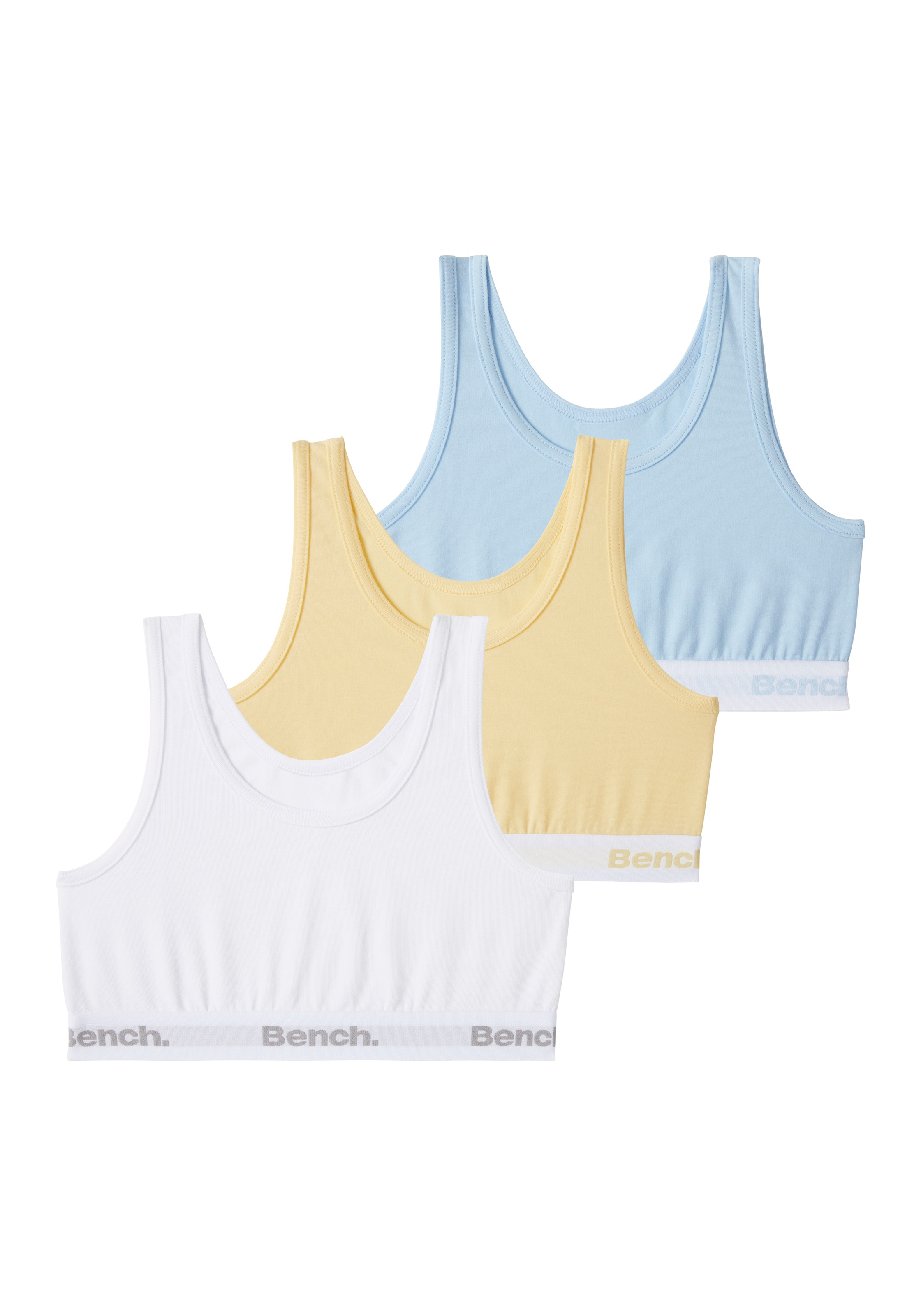 Bench. Bustier, mit Logo-Webbund