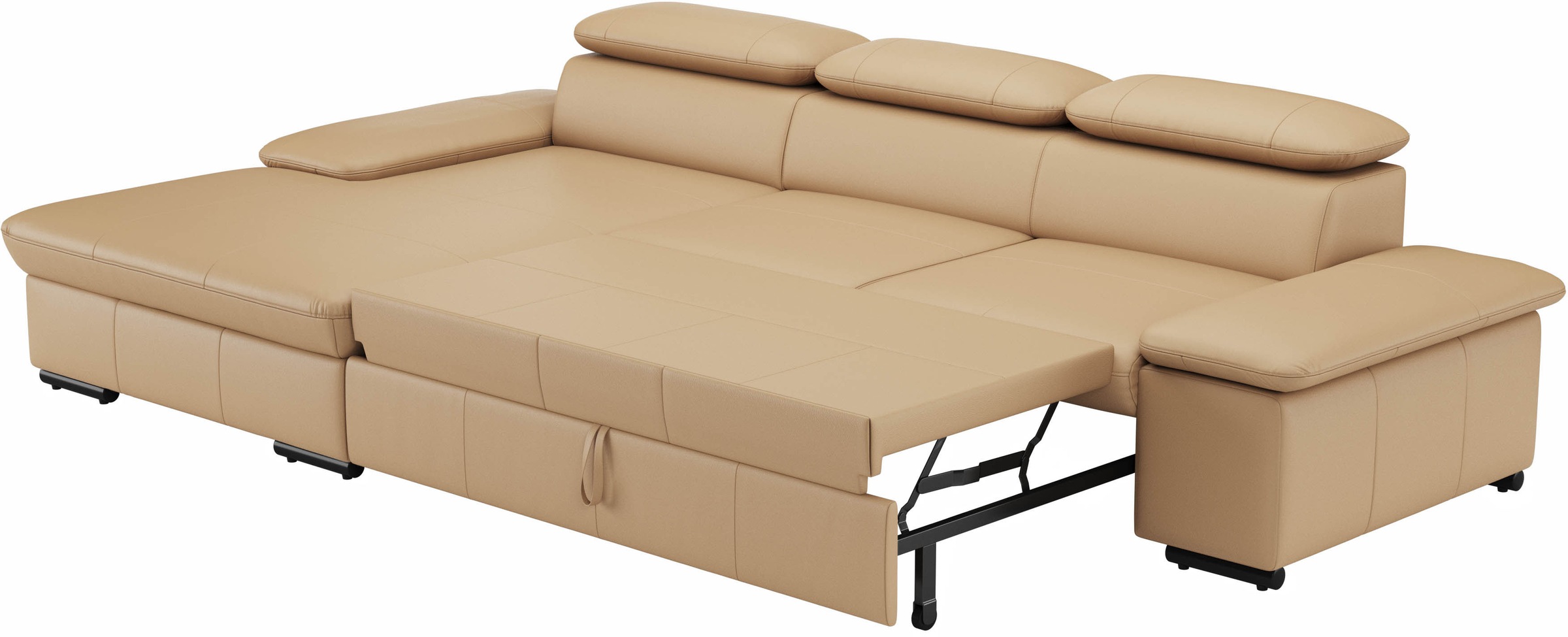 sit&more Ecksofa »Alcudia L-Form«, wahlweise mit Bettfunktion