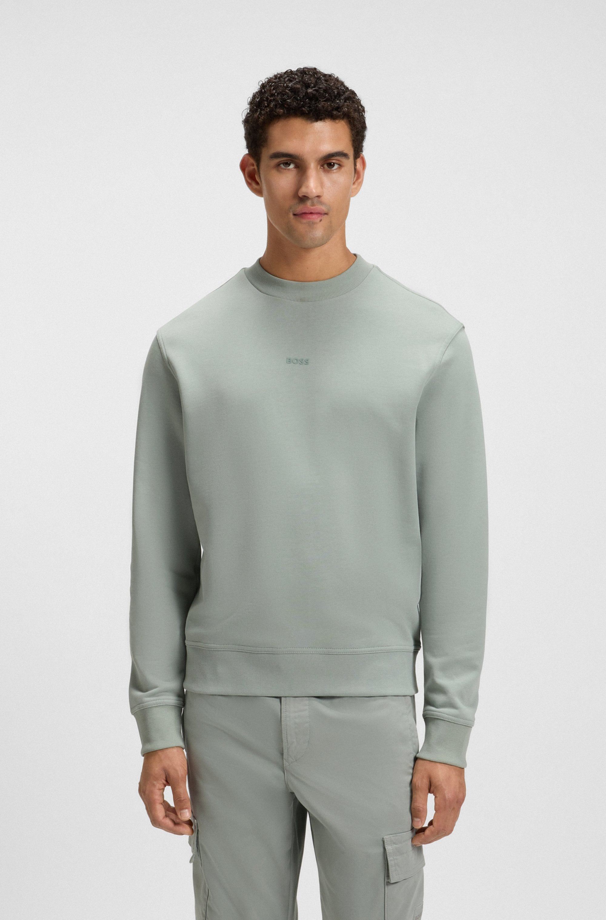 BOSS ORANGE Sweatshirt »WeSmallcrew«, mit Logo auf der Brust