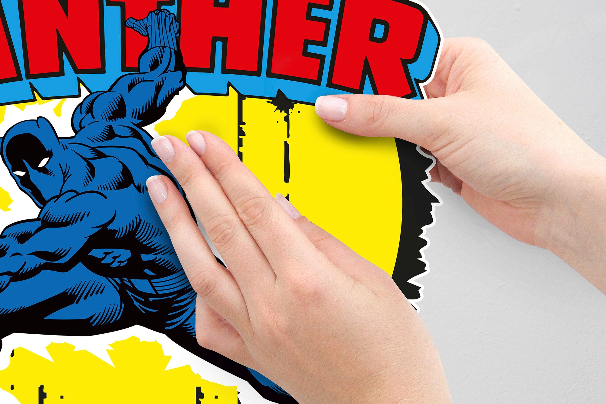 Komar Wandtattoo »Black Panther Comic Classic - Grösse 50 x 70 cm«, (1 St.), selbstklebend, Wandsticker, Kinderzimmer