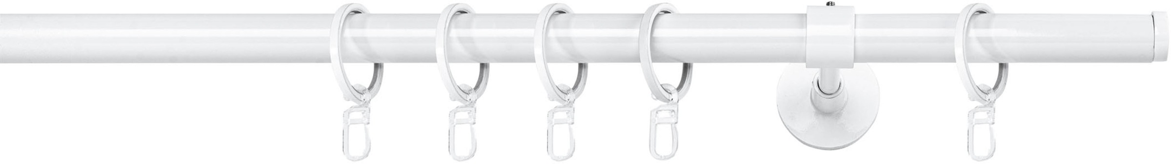 mydeco Gardinenstange »20mm Match Wandträger 14 cm«, 1 läufig-läufig, Fixmass
