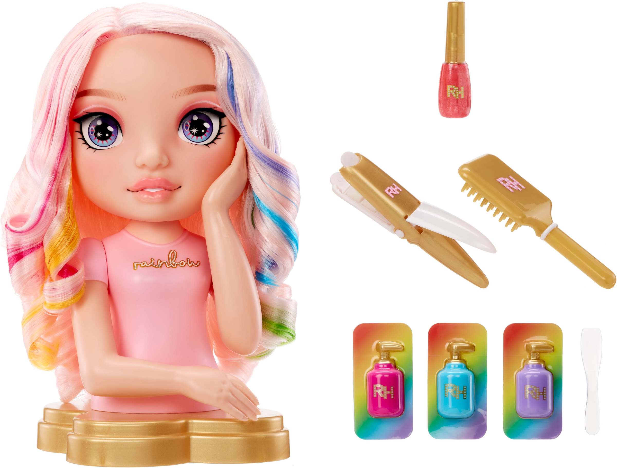 RAINBOW HIGH Frisier- & Schminkkopf "Rainbow HIgh Styling Head Playset"