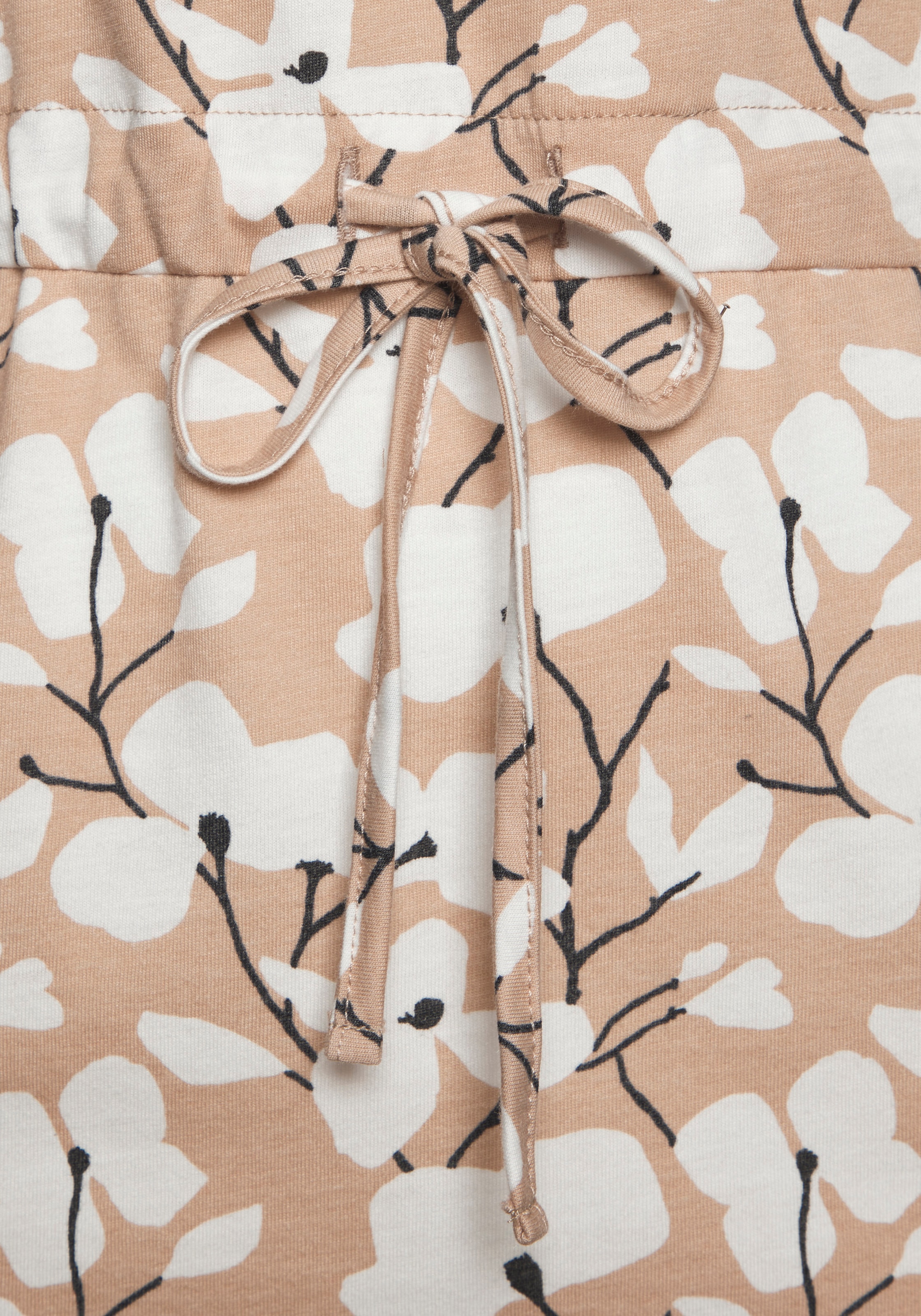 Beachtime Jerseykleid, mit Blumenmuster und Taschen, Sommerkleid aus Baumwoll-Mix