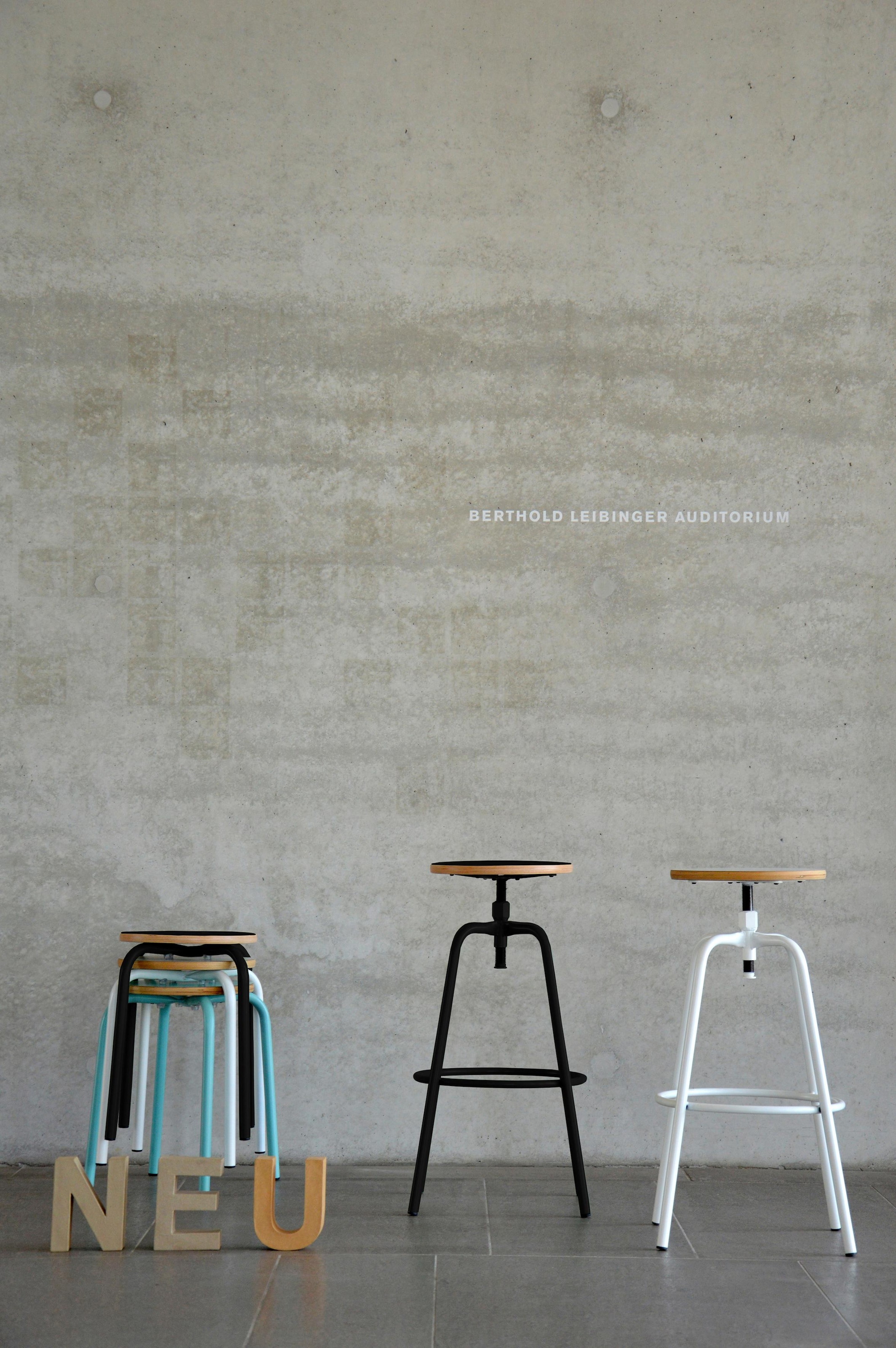 Fiam Hocker »paris«, in 3 Farben, stapelbar, Sitzhöhe 46 cm