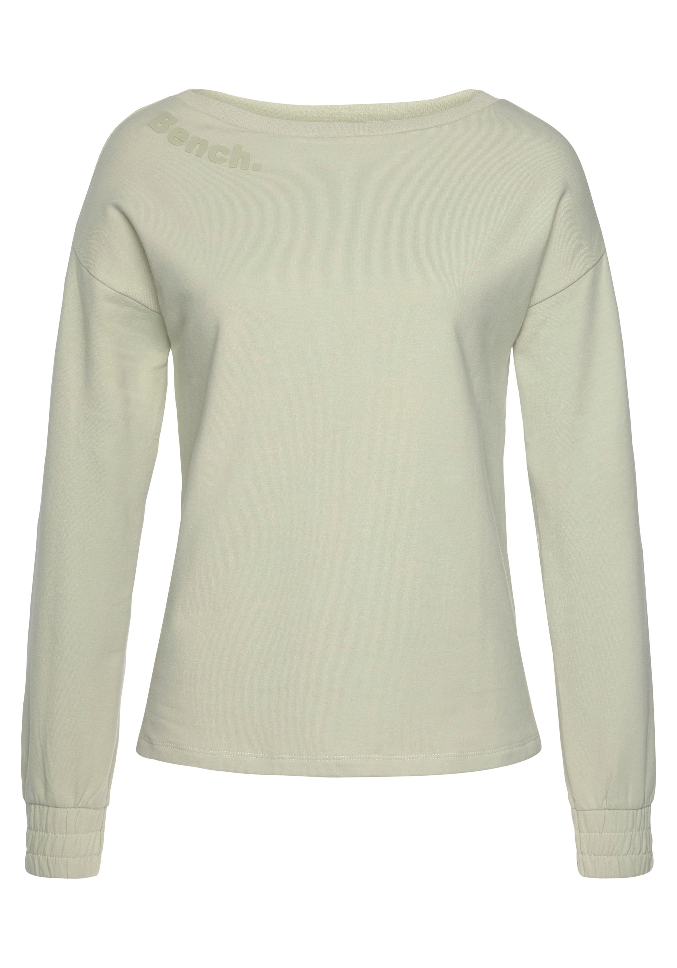 Bench. Loungewear Sweatshirt, mit gerafften Ärmelbündchen, Loungeanzug  online kaufen bei Jelmoli-Versand Schweiz | Basic-Shirts